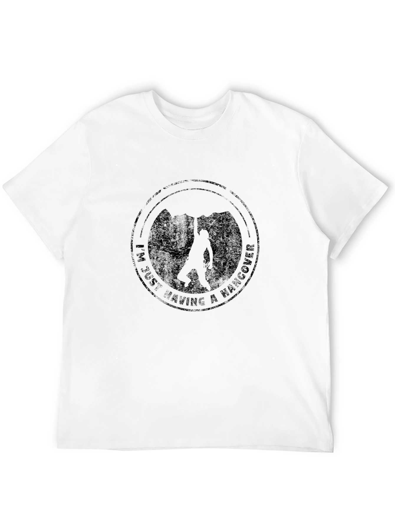 Hangover Climber Graphic Tee - Soft Black T-Shirt