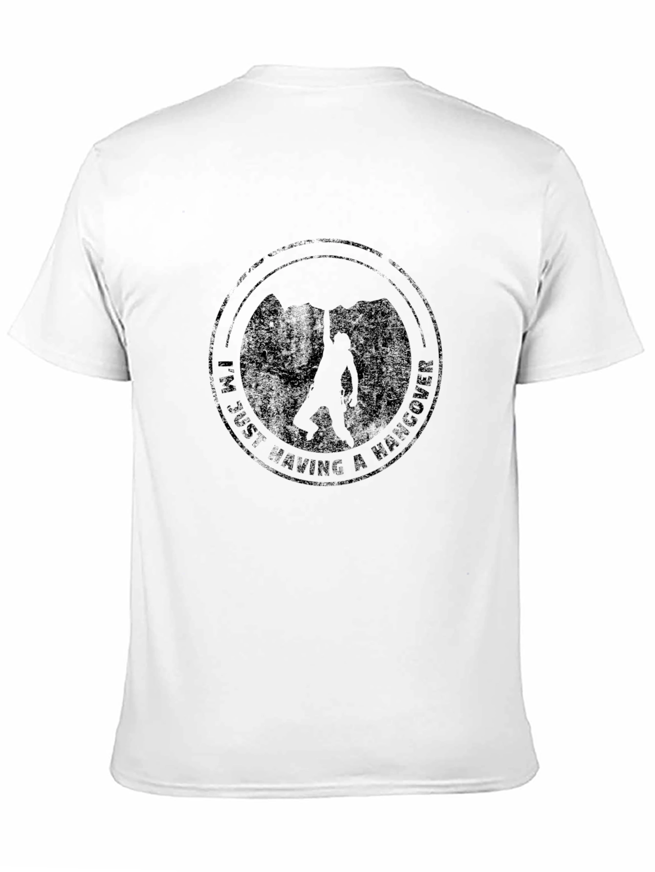 Hangover Climber Graphic Tee - Soft Black T-Shirt