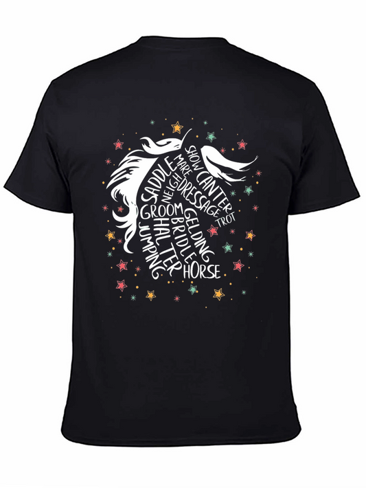 Equestrian Word Art Horse T-Shirt