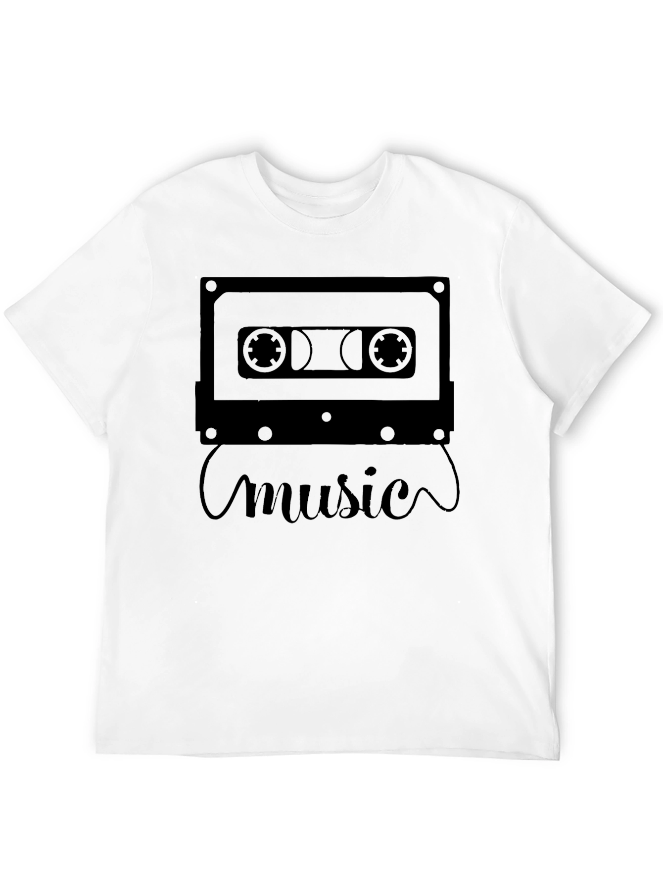 Retro Cassette Tape Music T-Shirt