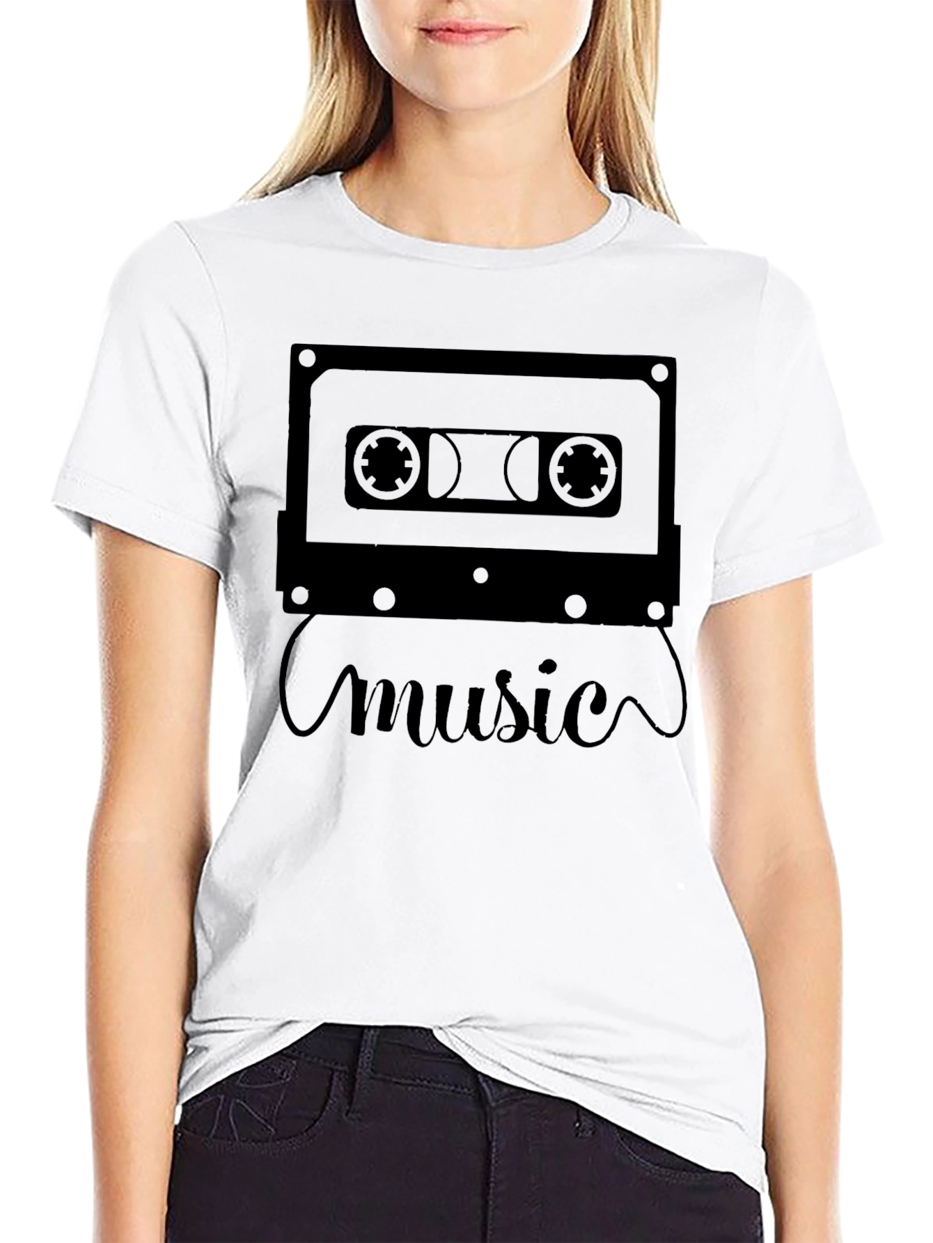 Retro Cassette Tape Music T-Shirt
