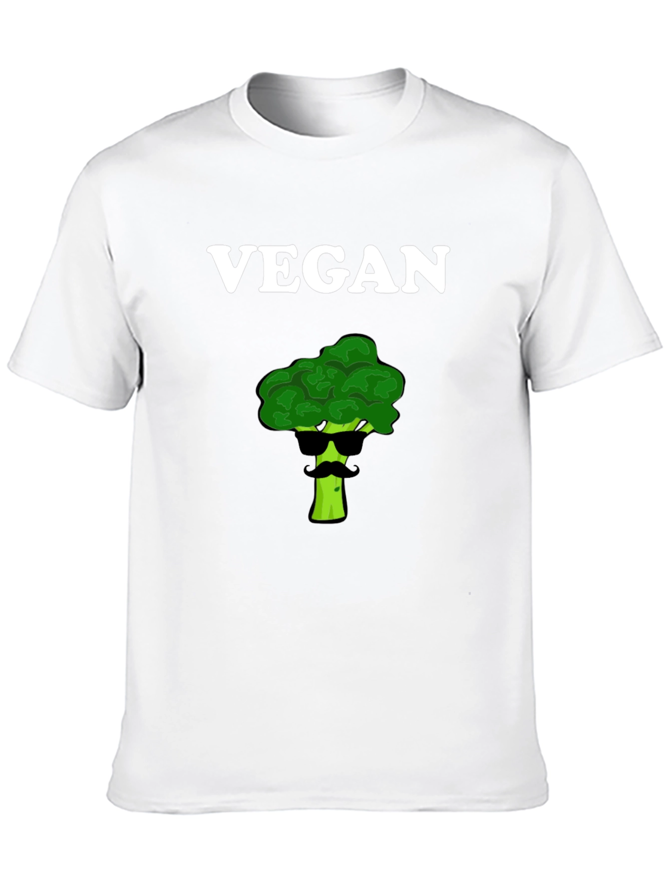 Vegan Broccoli Sunglasses T-Shirt - Cool & Healthy