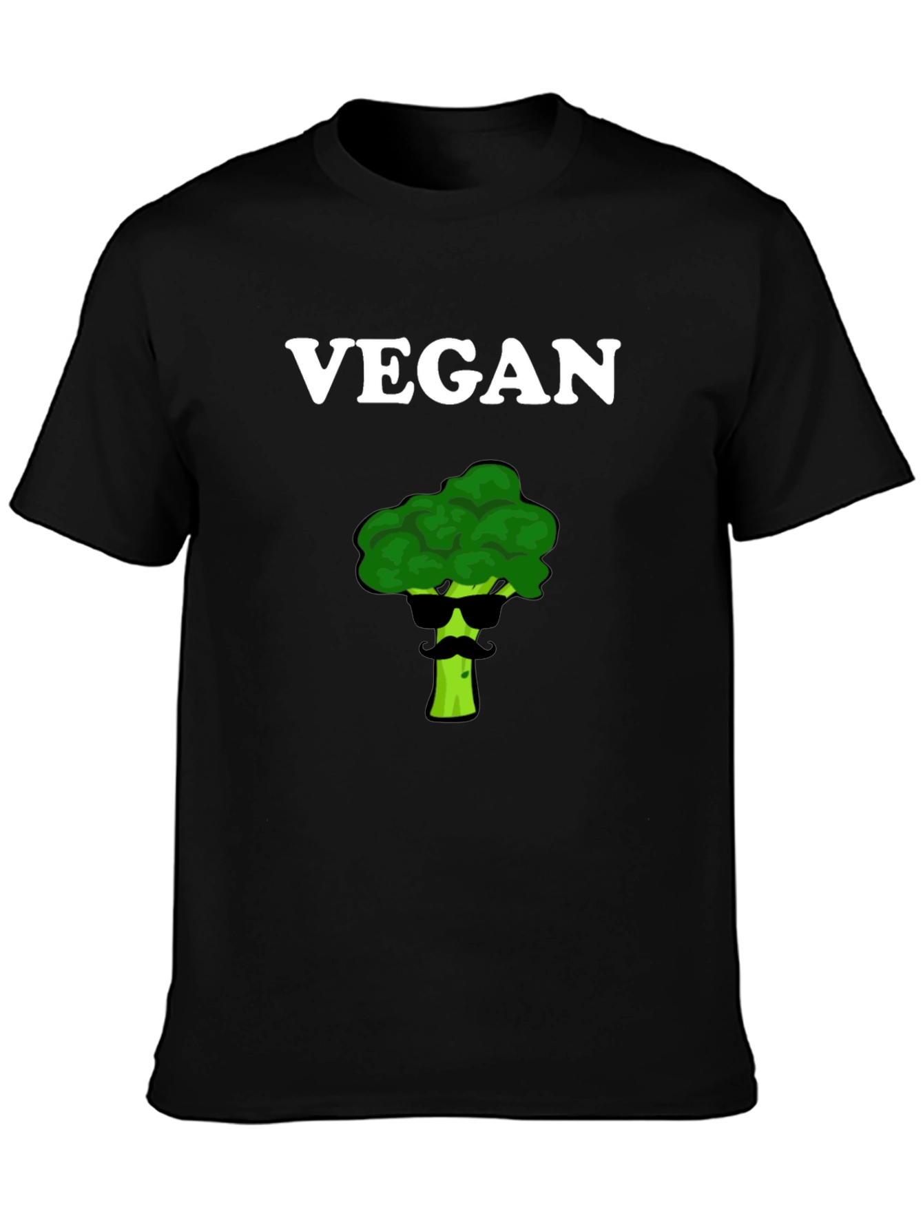 Vegan Broccoli Sunglasses T-Shirt - Cool & Healthy