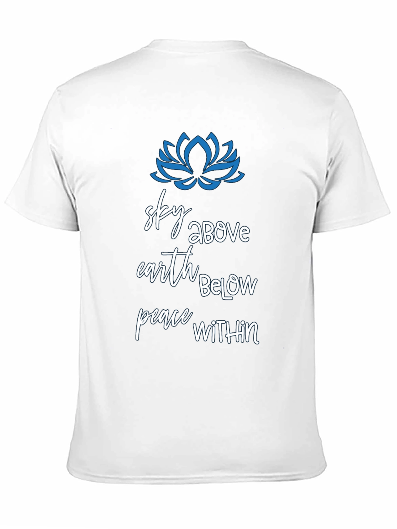 Sky Above Earth Below Peace Within Graphic T-Shirt