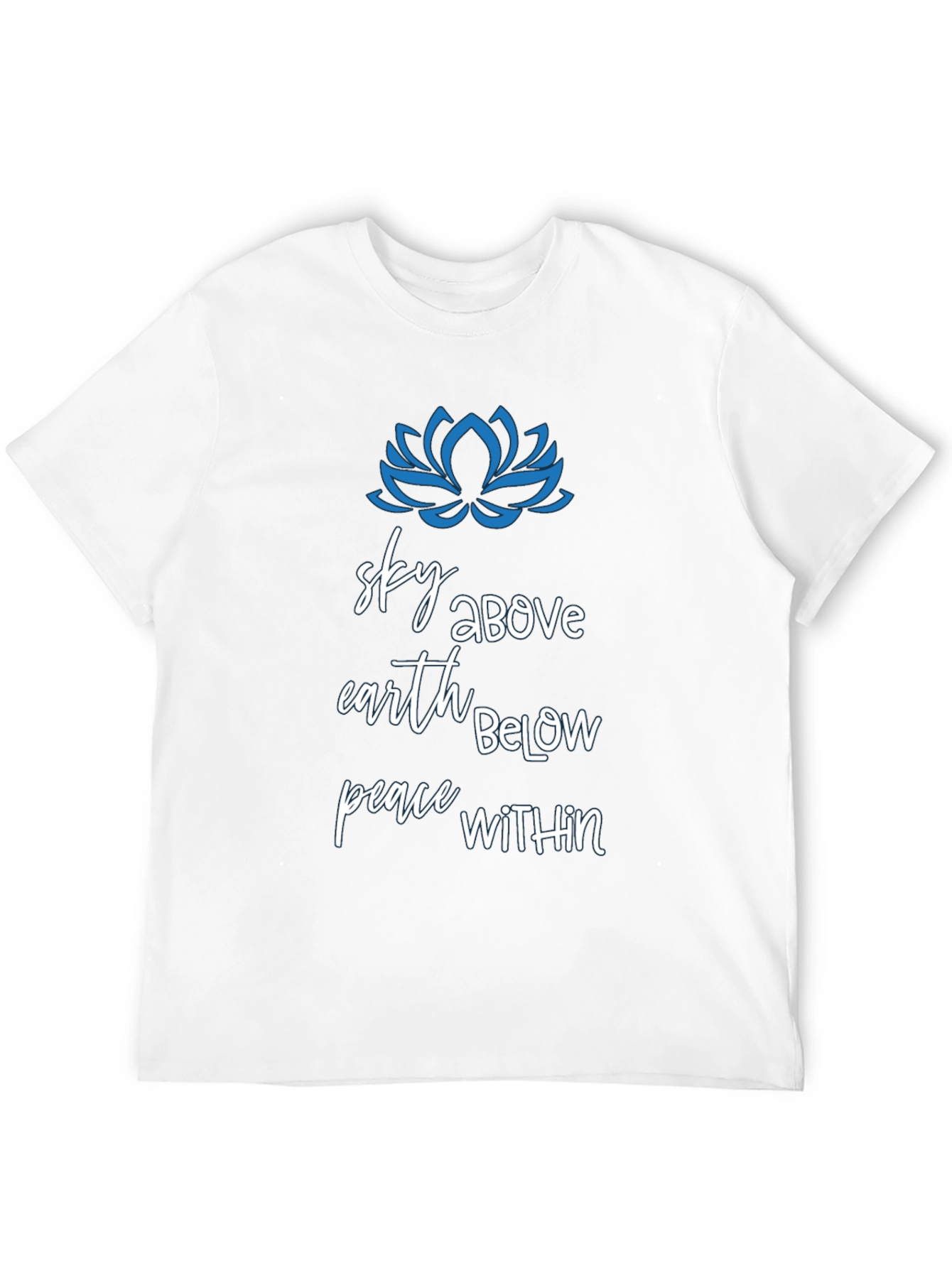 Sky Above Earth Below Peace Within Graphic T-Shirt