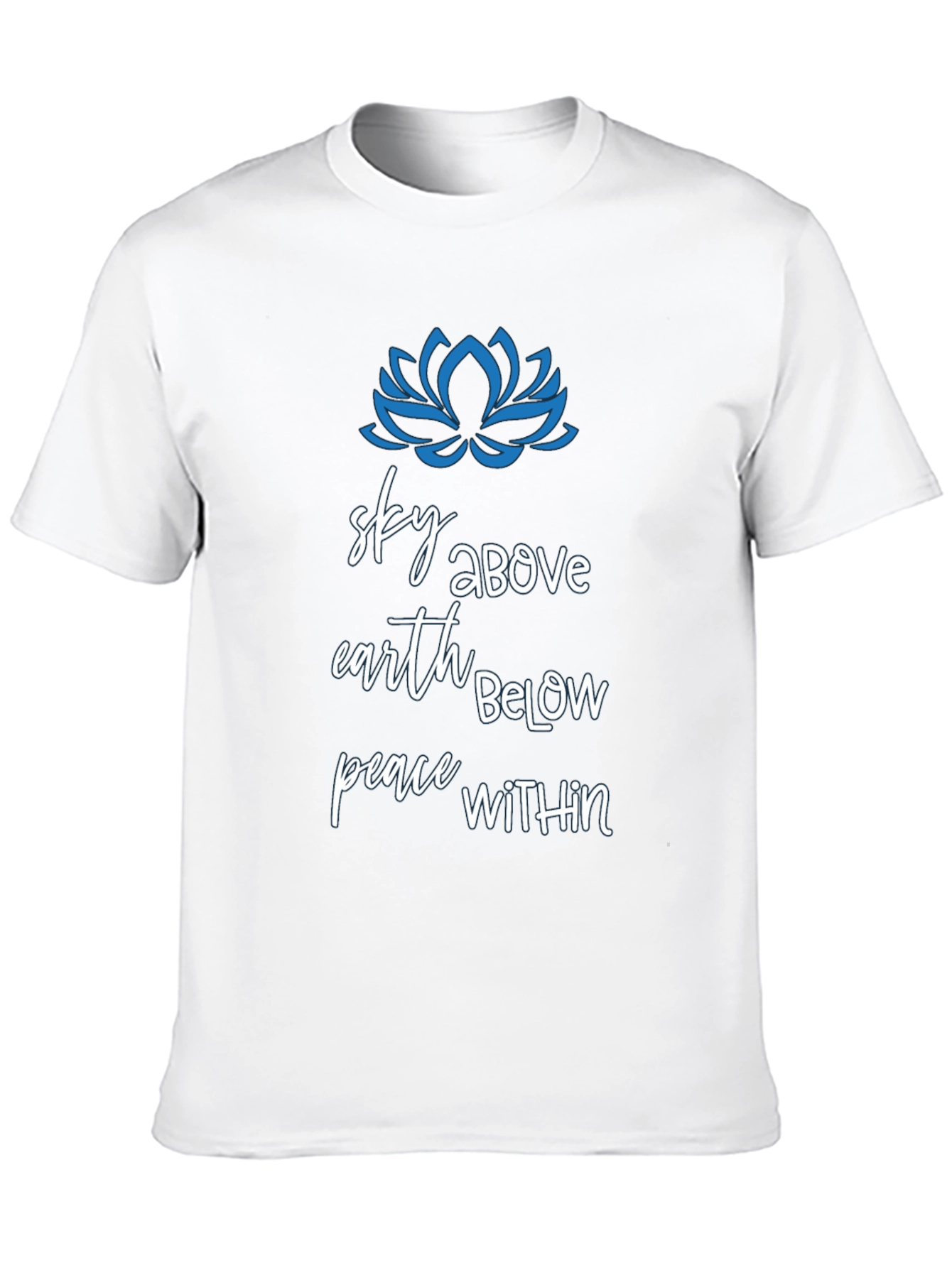 Sky Above Earth Below Peace Within Graphic T-Shirt