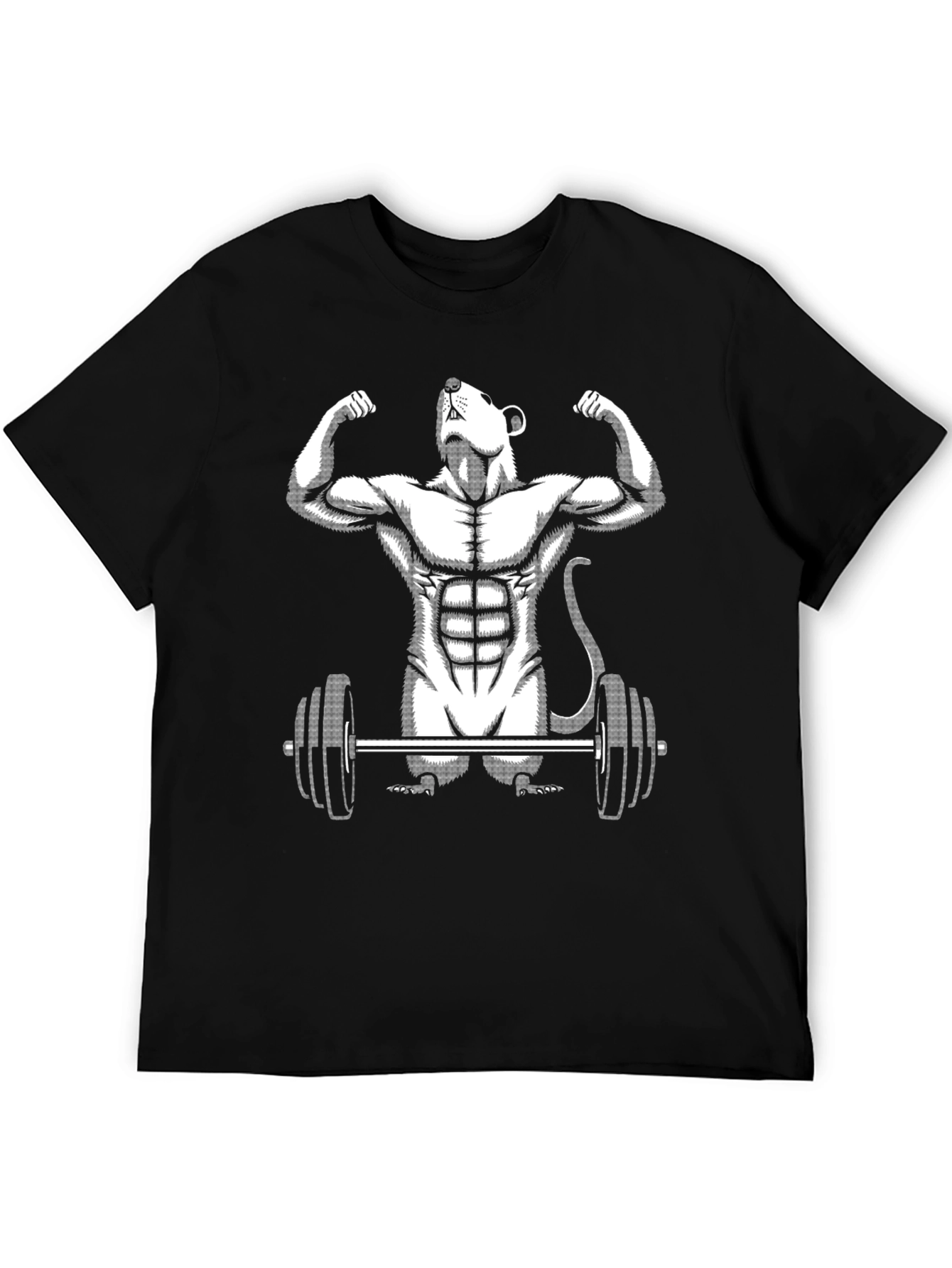 Rat Lifter T-Shirt - Funny Gym Tee