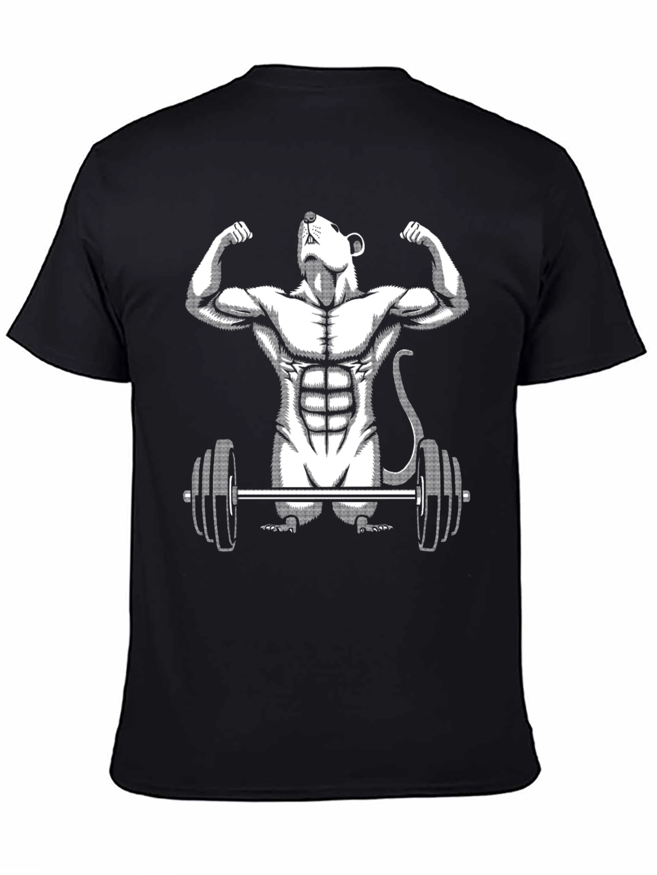 Rat Lifter T-Shirt - Funny Gym Tee