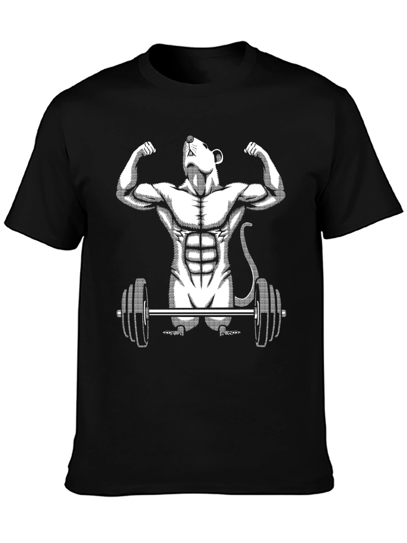 Rat Lifter T-Shirt - Funny Gym Tee