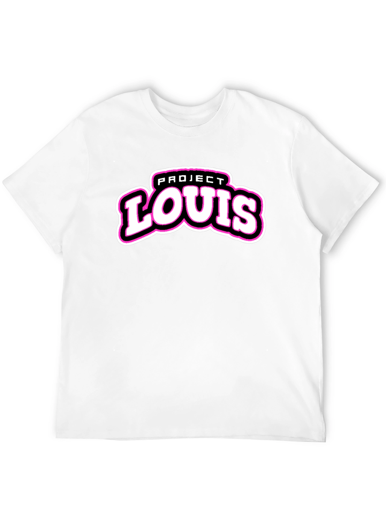 Project Louis Black T-Shirt | Cool Graphic Tee