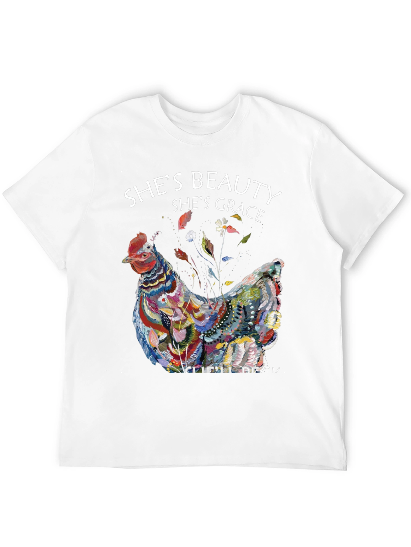 Shes Beauty Shes Grace Hen Graphic Tee