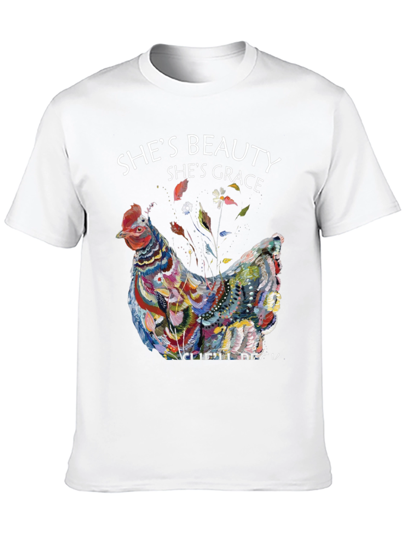 Shes Beauty Shes Grace Hen Graphic Tee