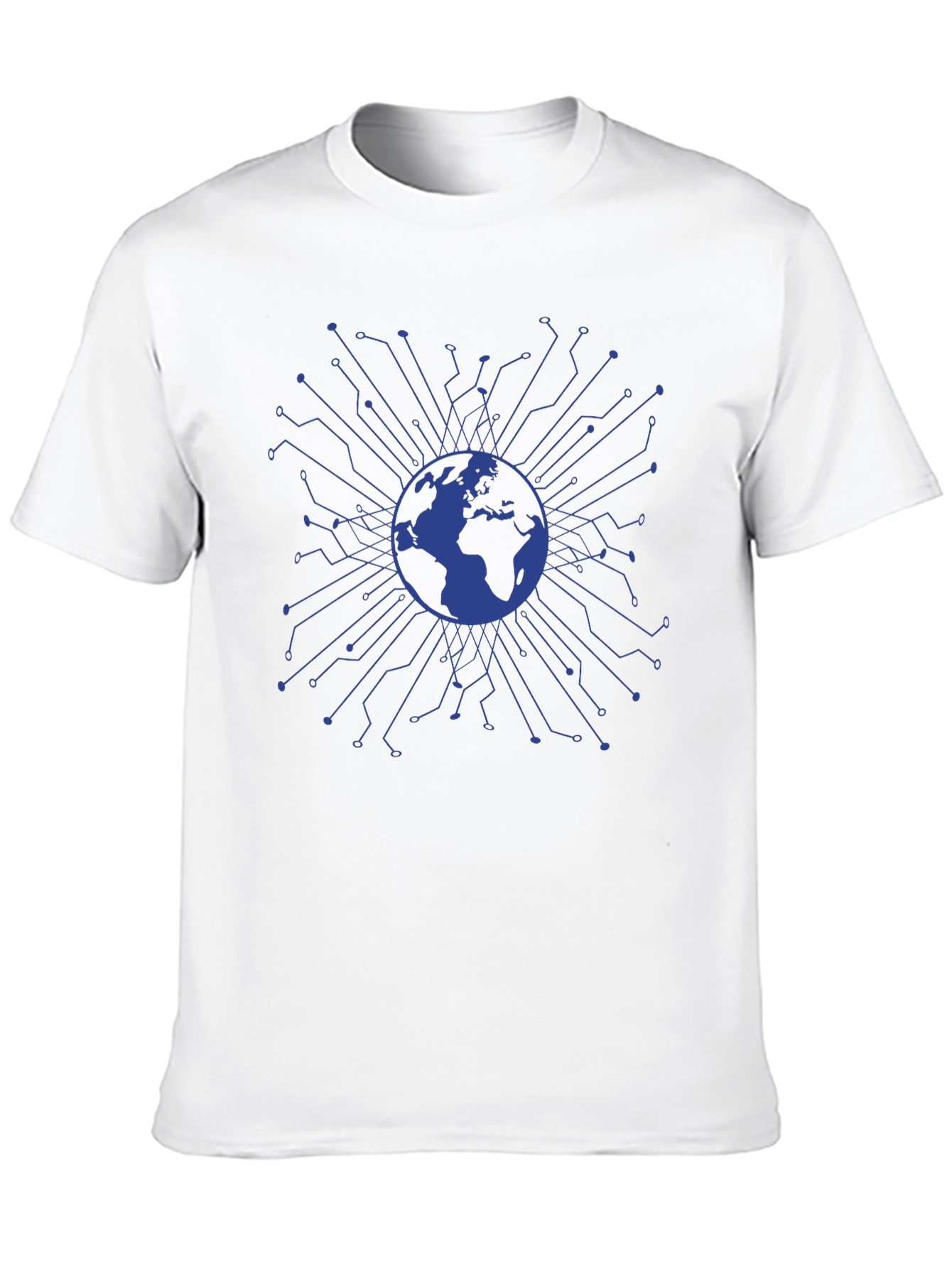 Global Tech Circuit Black T-Shirt