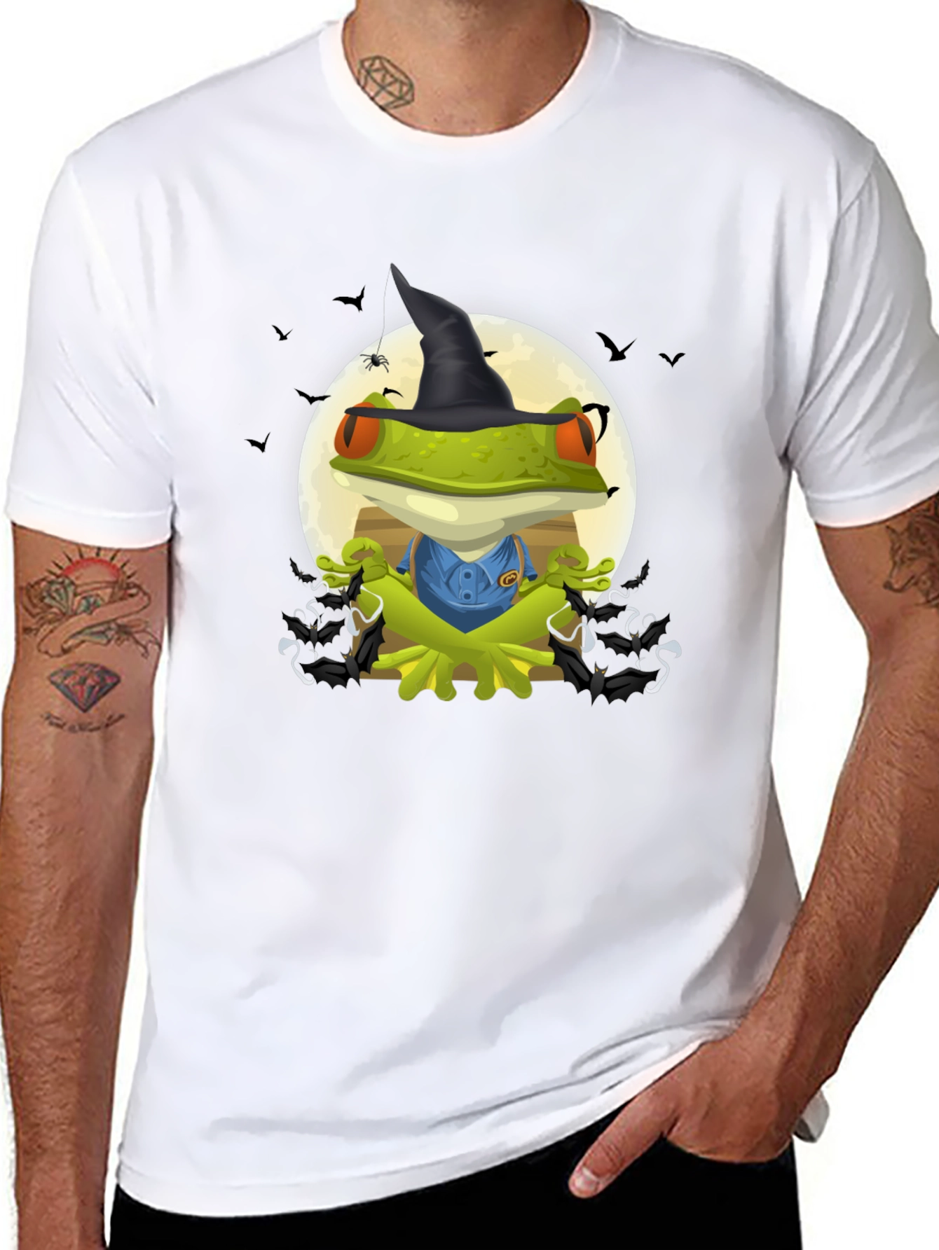 Witch Frog T-Shirt - Halloween Costume Tee