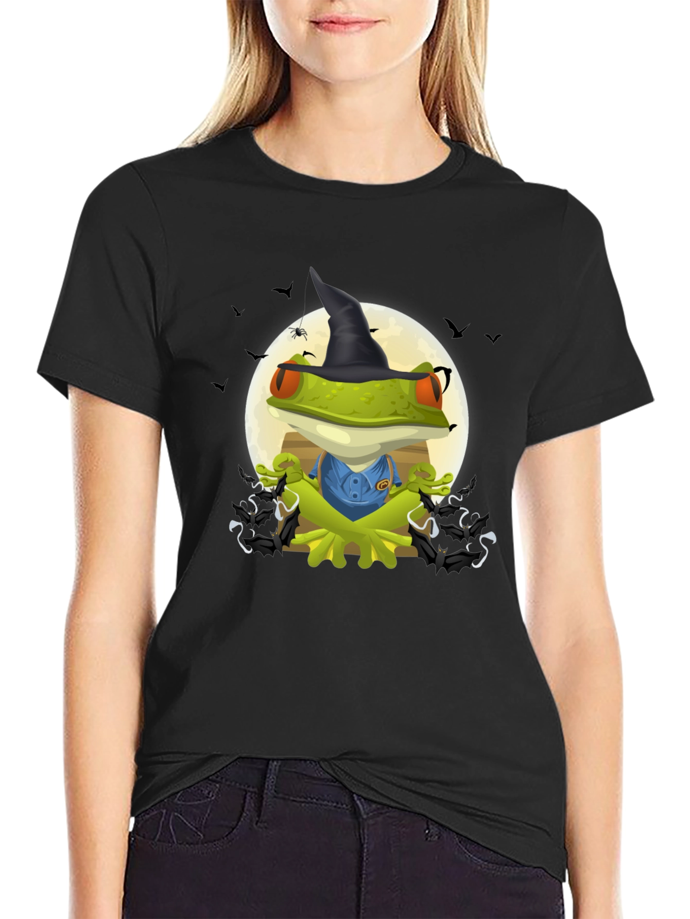 Witch Frog T-Shirt - Halloween Costume Tee