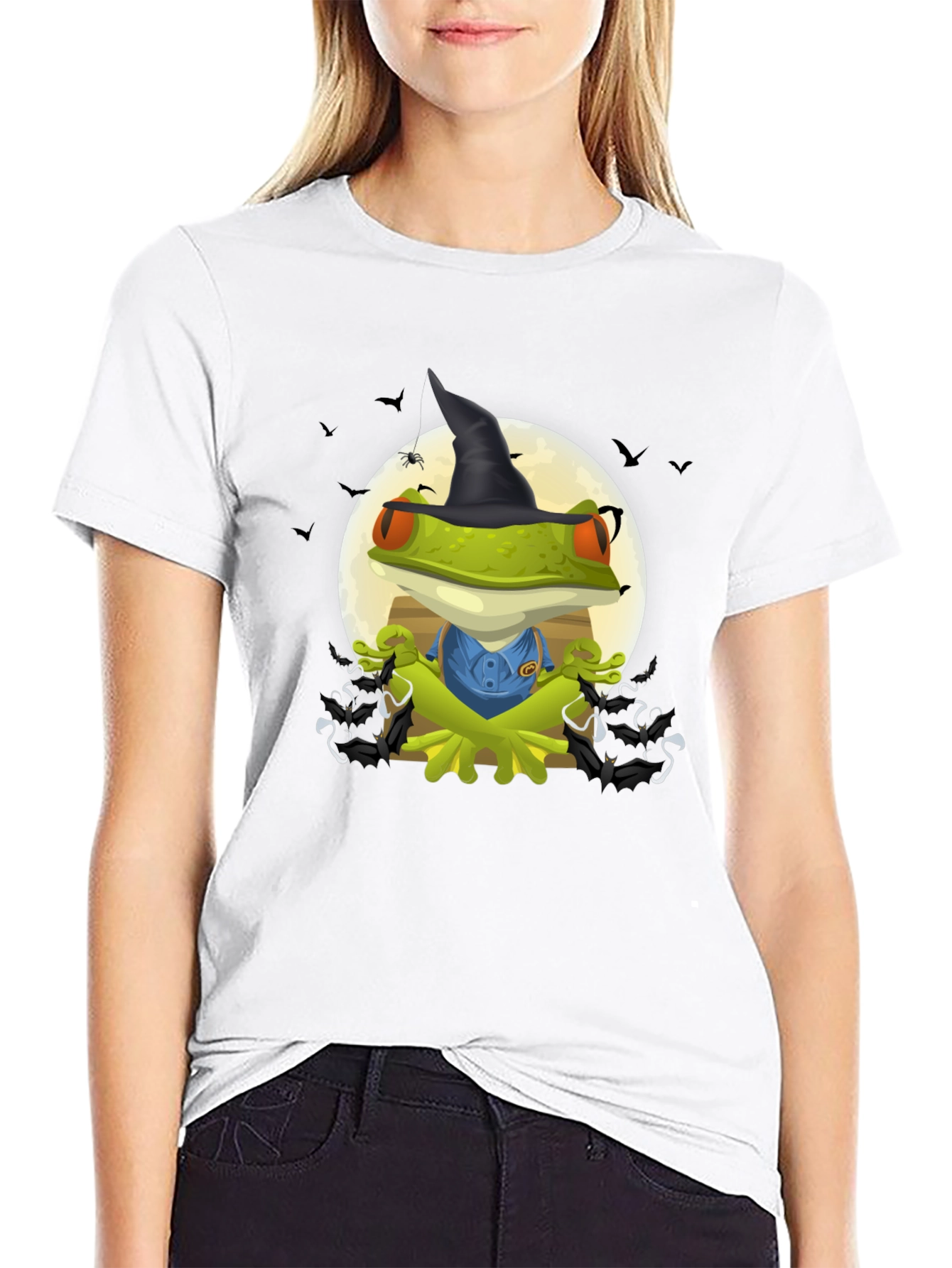 Witch Frog T-Shirt - Halloween Costume Tee