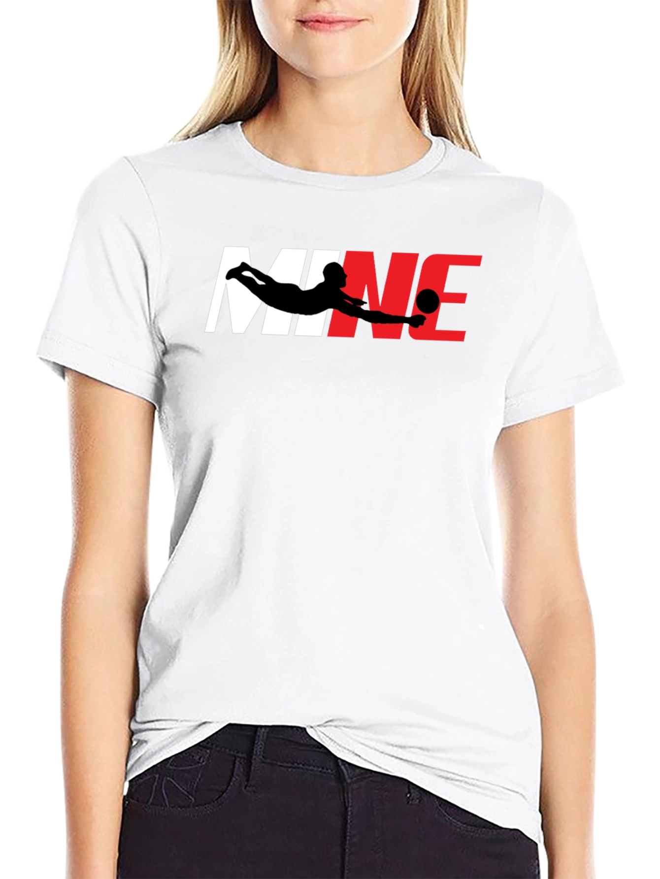 MINE Volleyball T-Shirt - Goalie Design