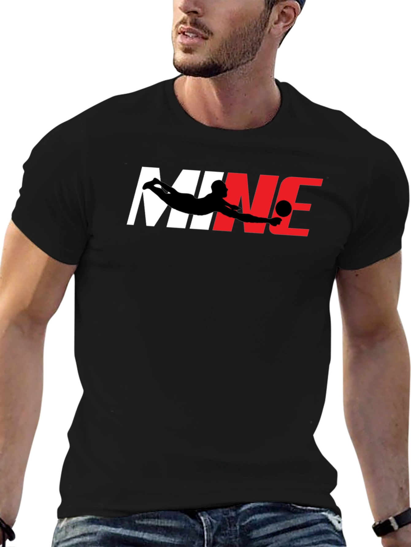 MINE Volleyball T-Shirt - Goalie Design