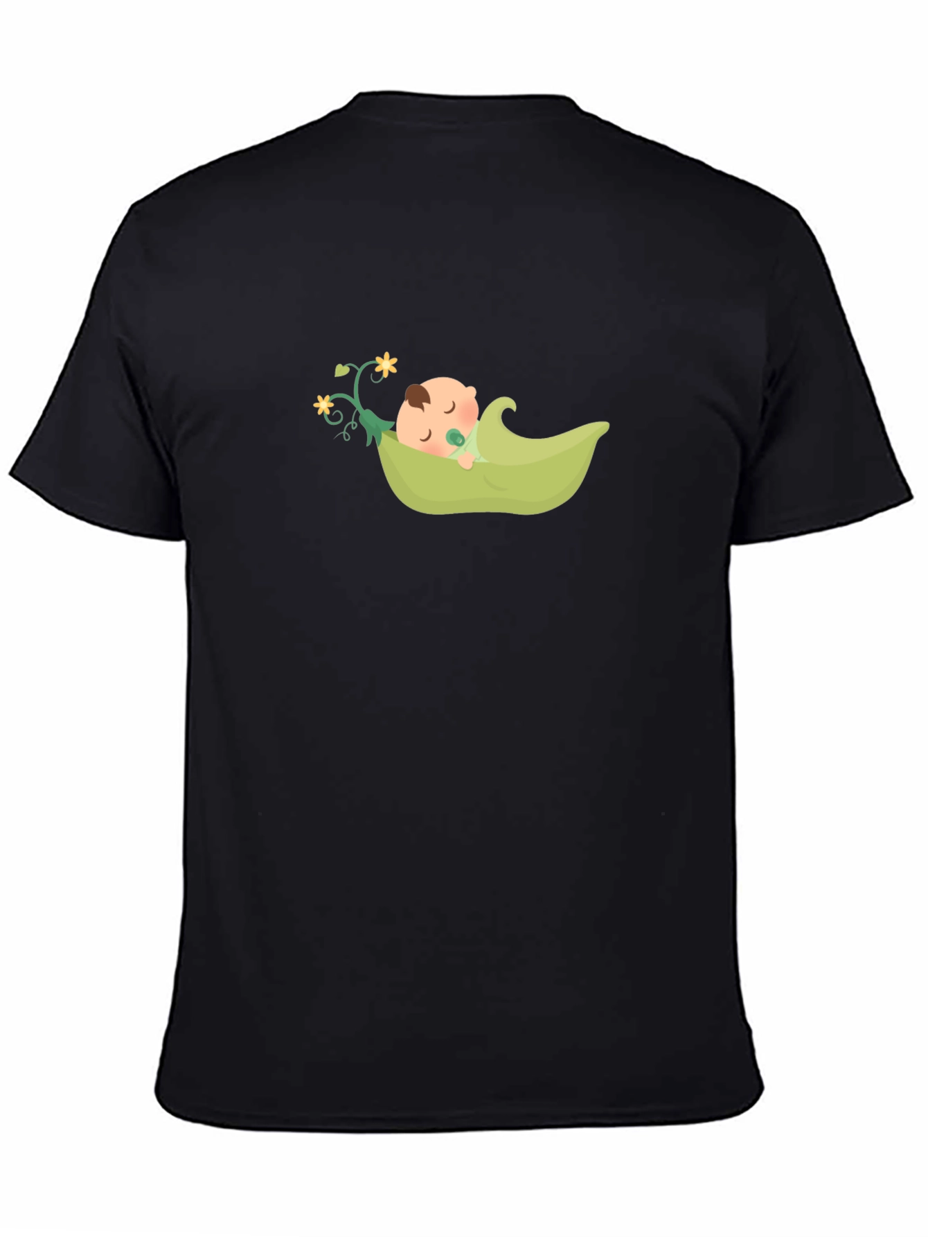 Cute Baby in Pea Pod Graphic Tee