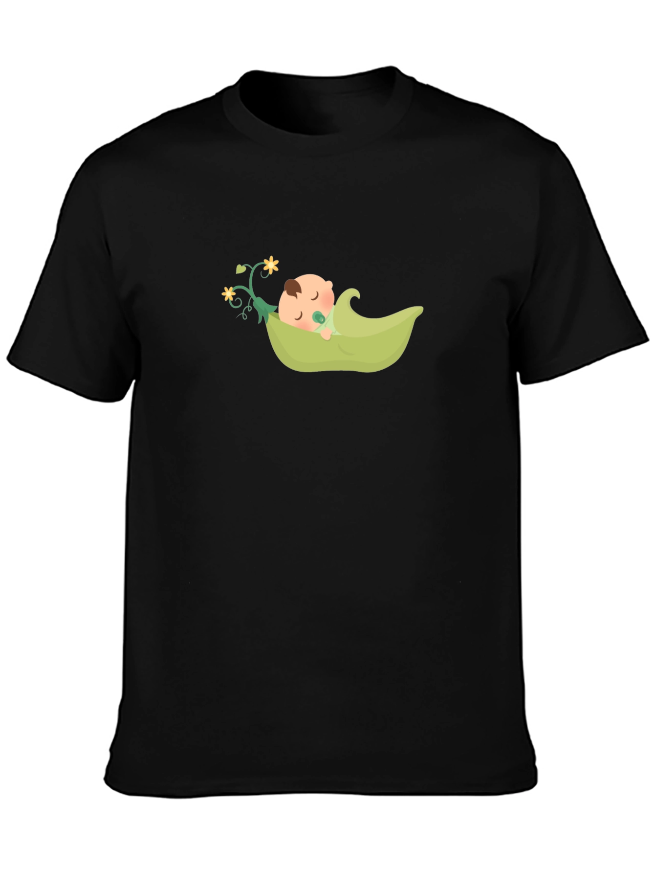 Cute Baby in Pea Pod Graphic Tee
