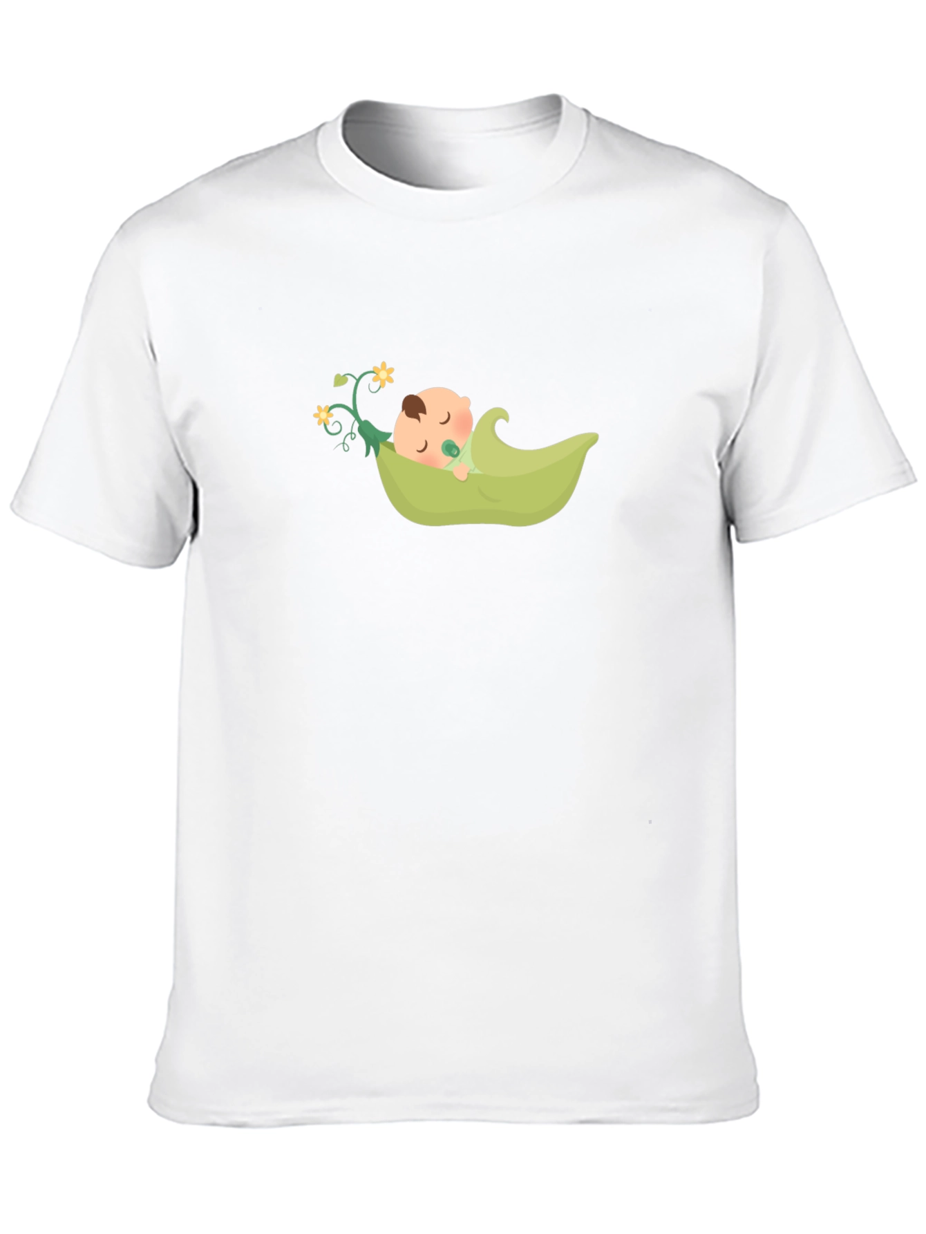 Cute Baby in Pea Pod Graphic Tee