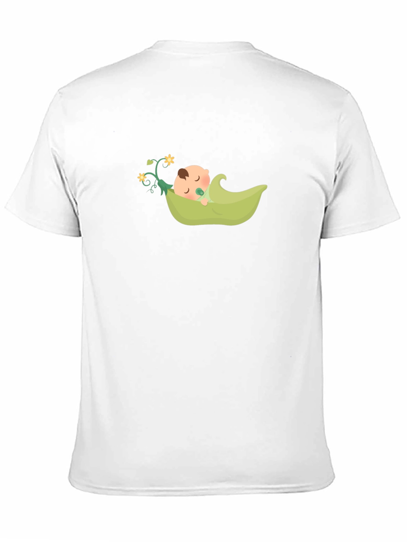 Cute Baby in Pea Pod Graphic Tee