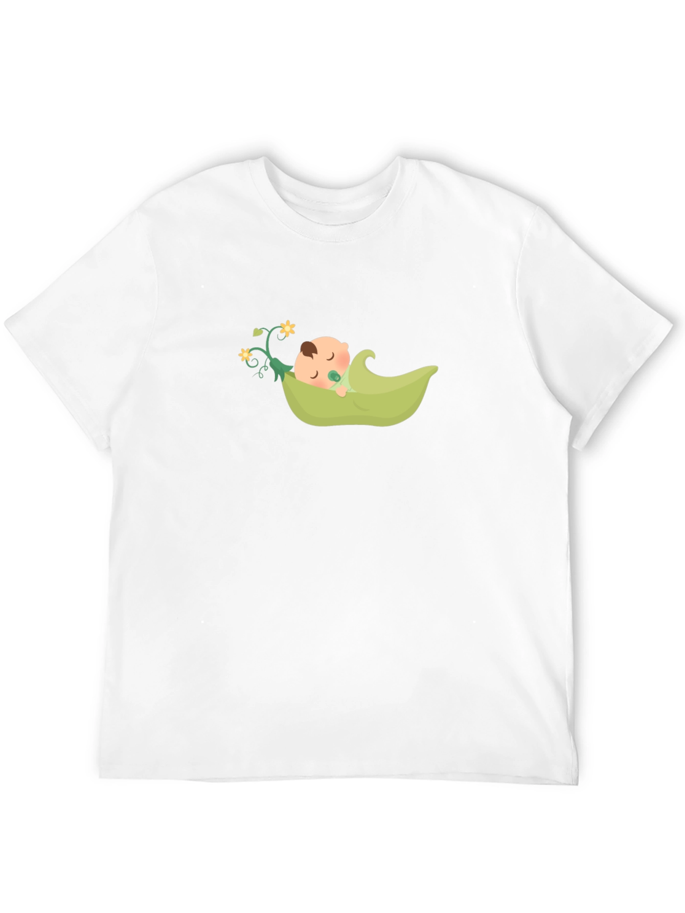 Cute Baby in Pea Pod Graphic Tee