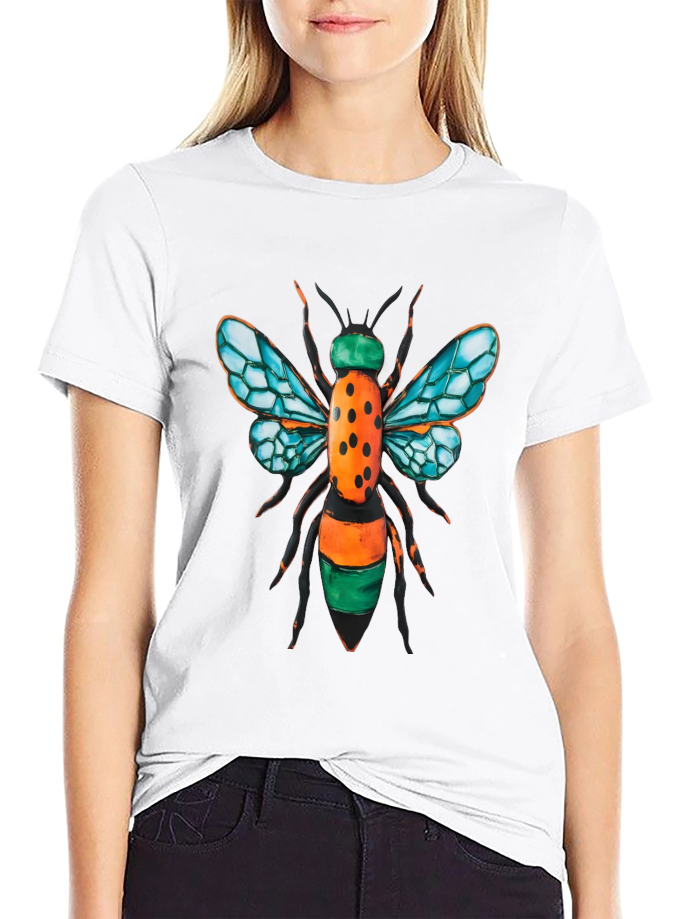 Cool Bee Graphic Black T-Shirt