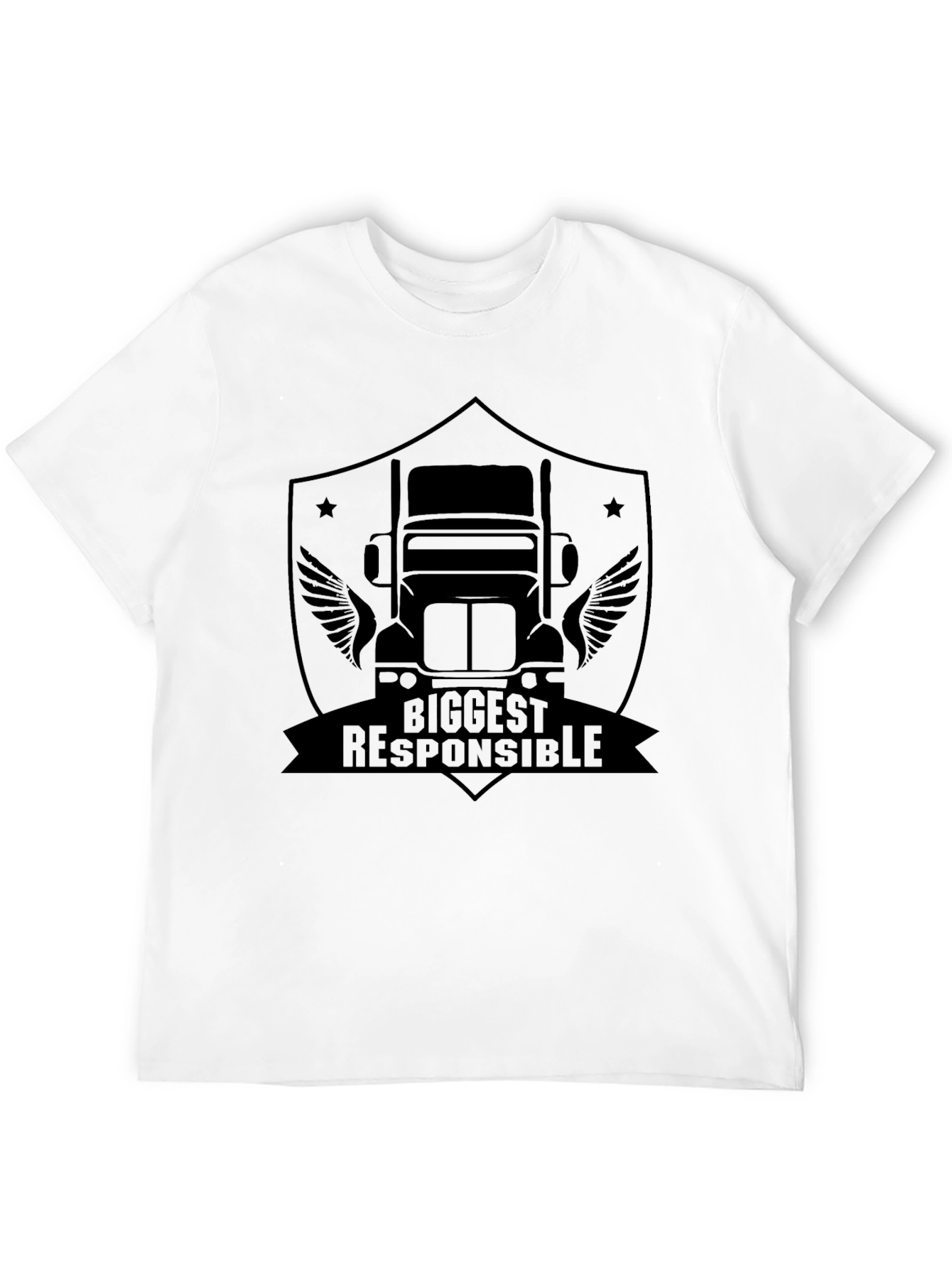 Trucker Biggest Responsible Graphic Tee