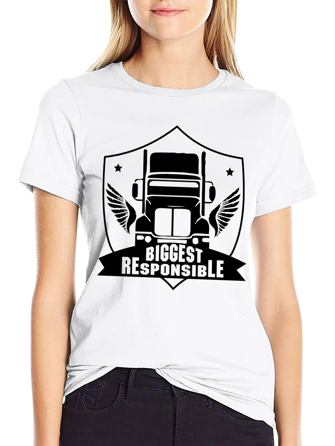 Trucker Biggest Responsible Graphic Tee