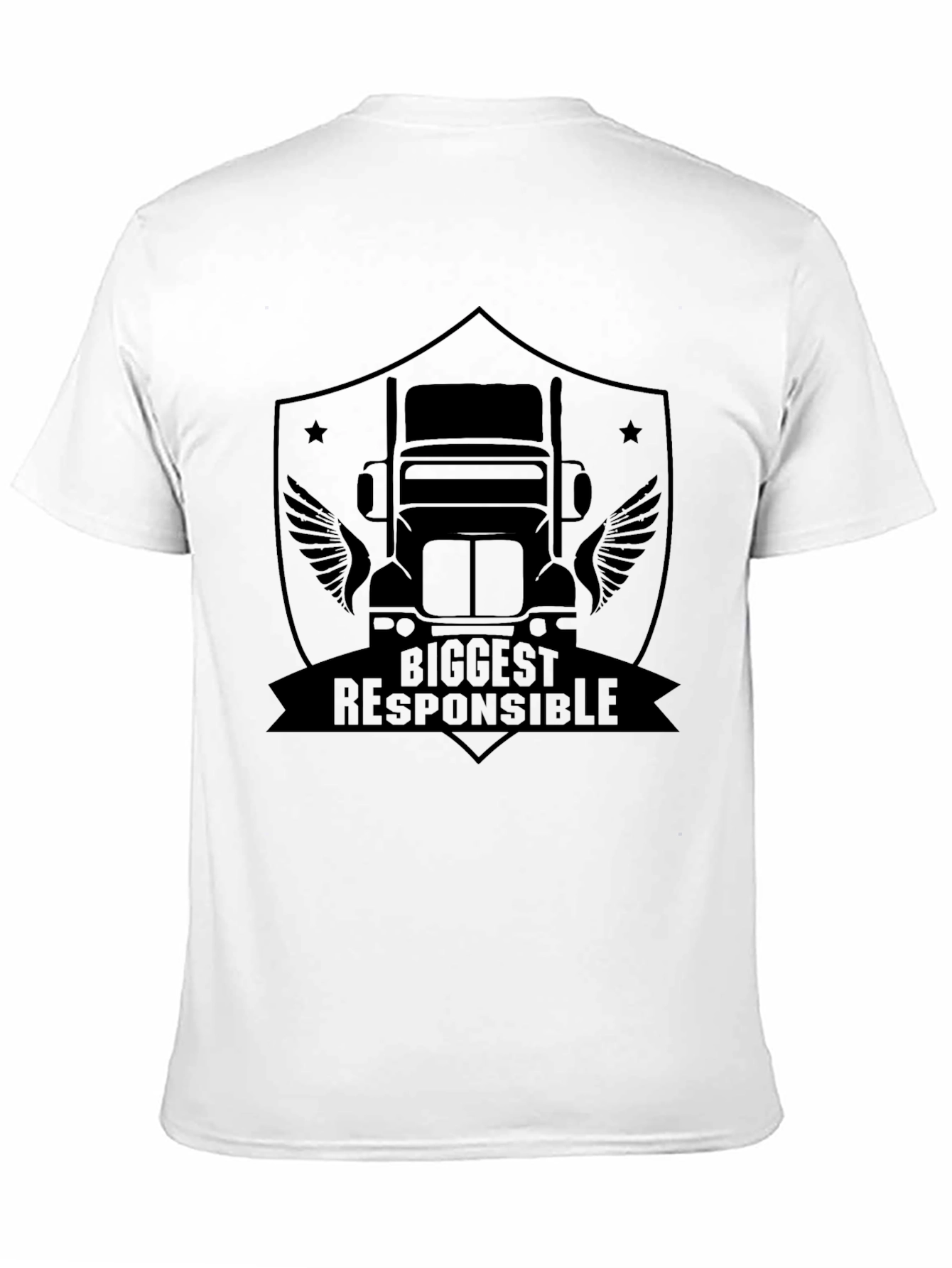 Trucker Biggest Responsible Graphic Tee