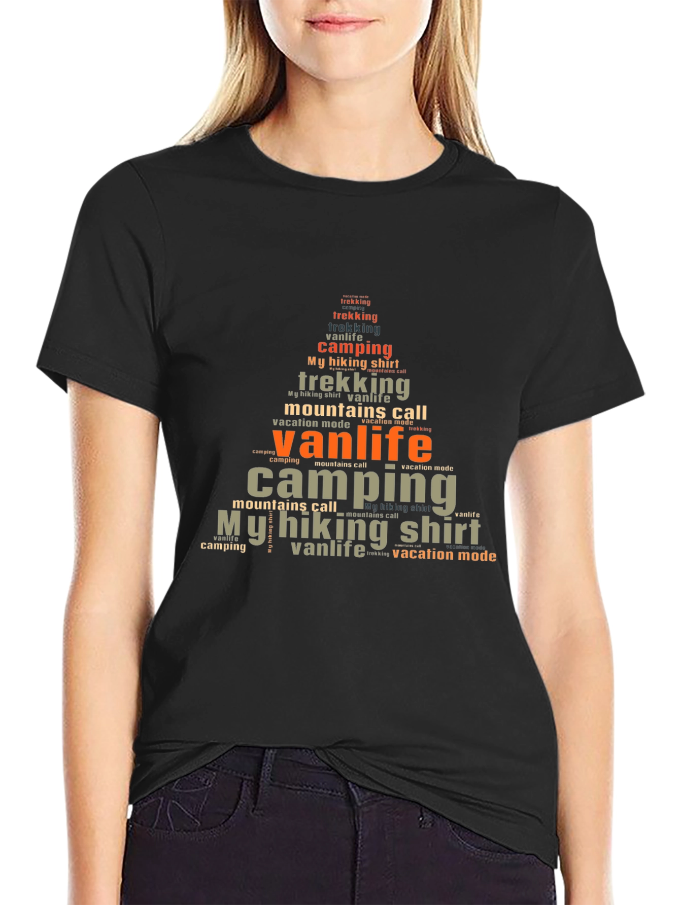 Hiking Adventure Graphic Tee - Vanlife Camping Shirt