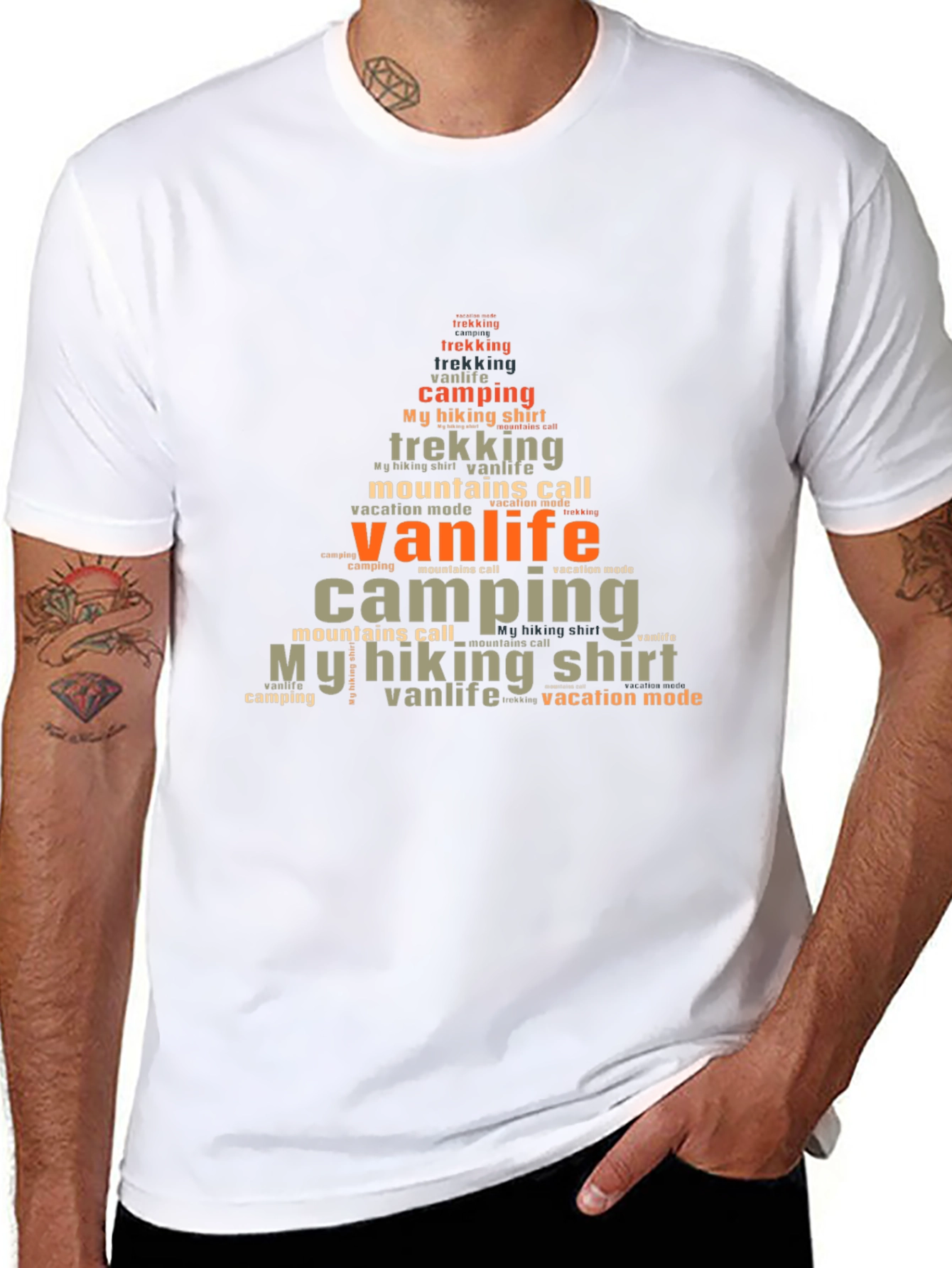 Hiking Adventure Graphic Tee - Vanlife Camping Shirt