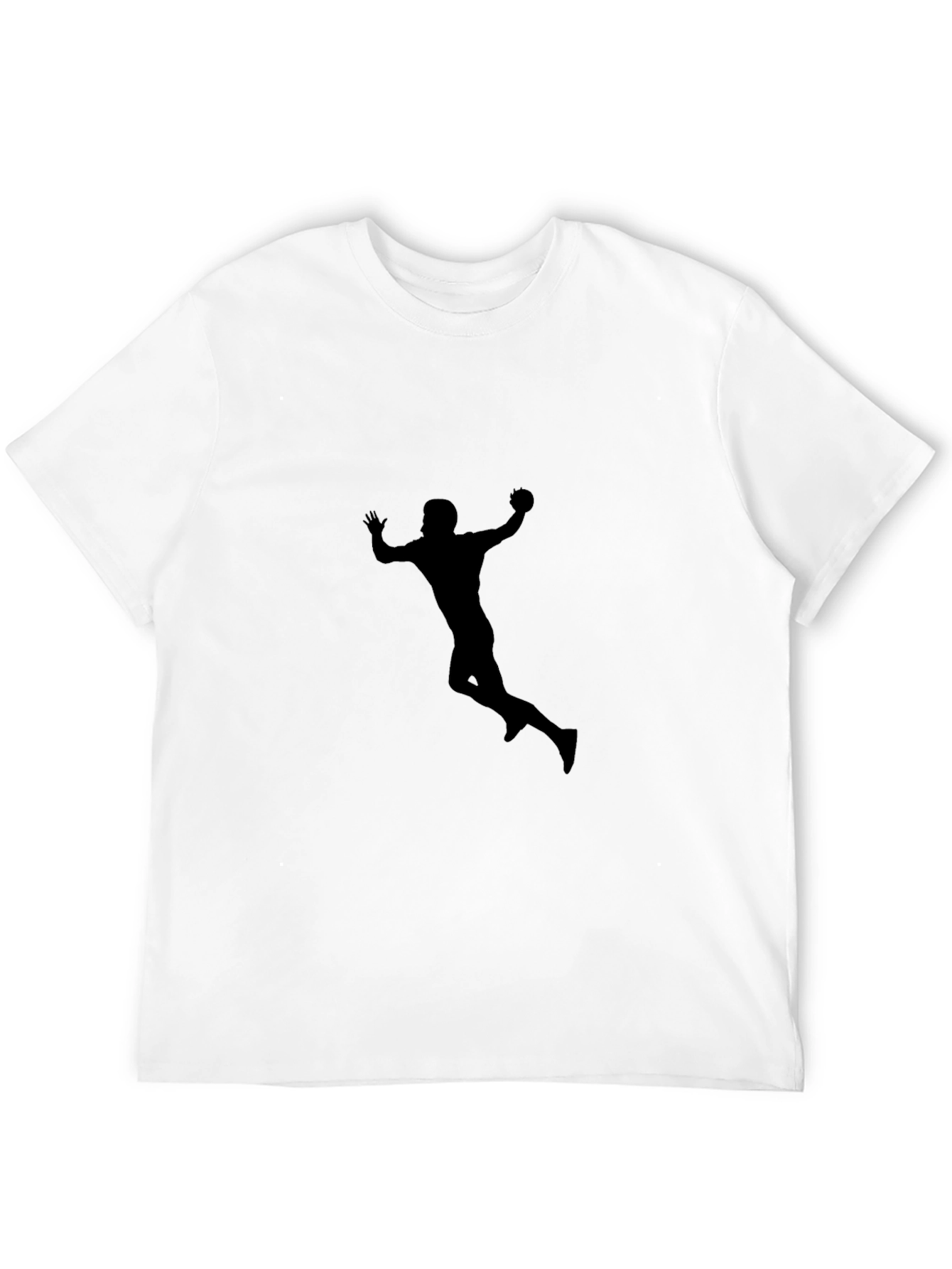 Handball Player Black T-Shirt