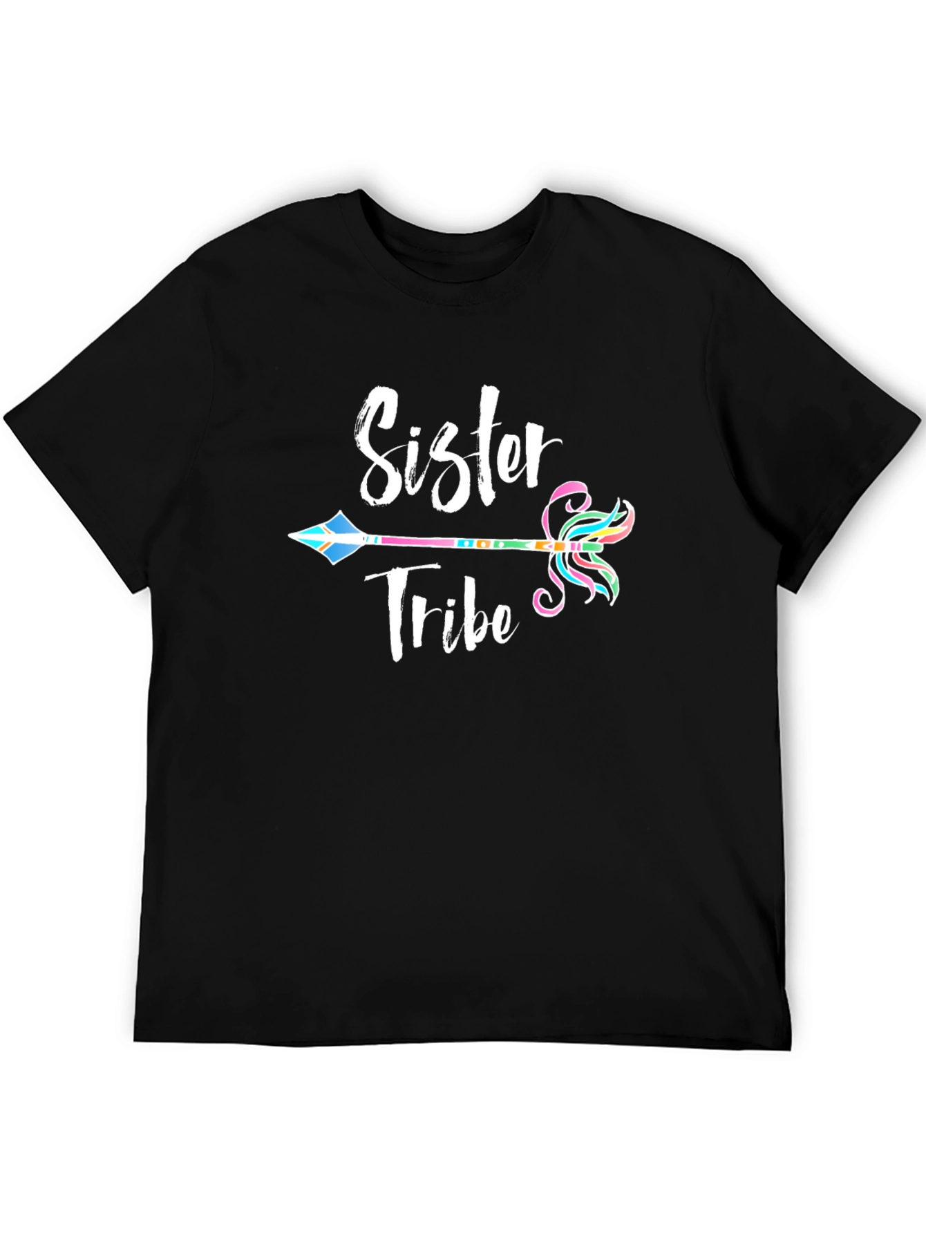 Sister Tribe T-Shirt - Black Crew Neck
