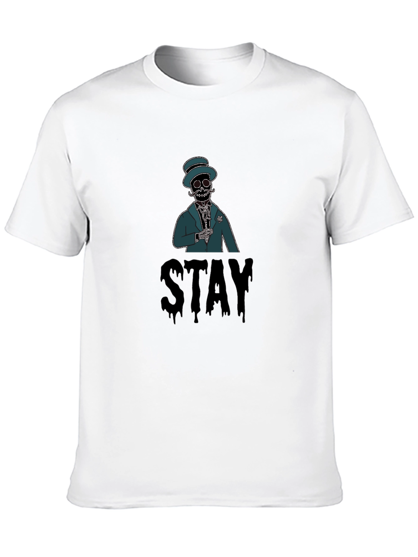 Stay Skeleton T-Shirt - Unique Graphic Tee