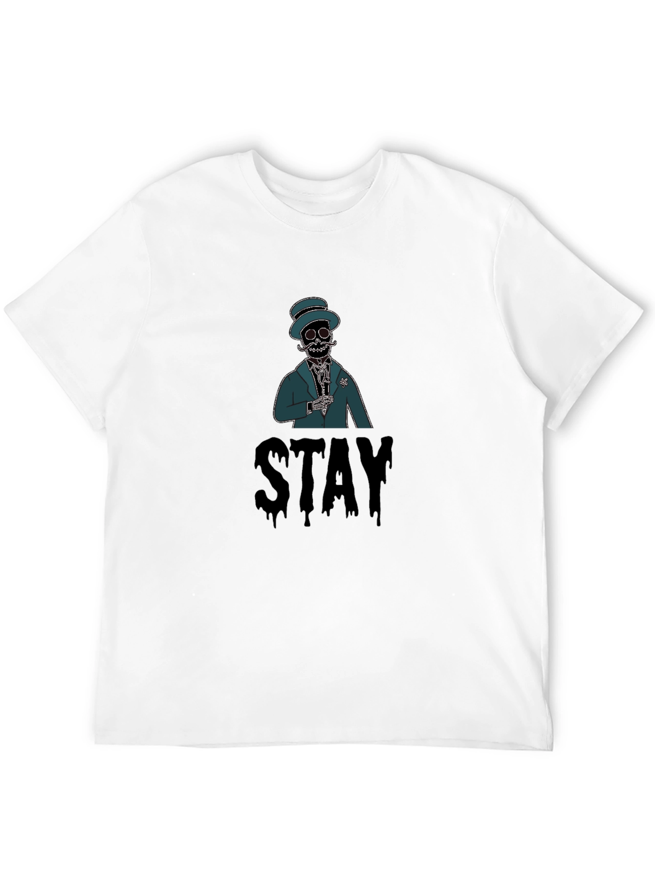 Stay Skeleton T-Shirt - Unique Graphic Tee