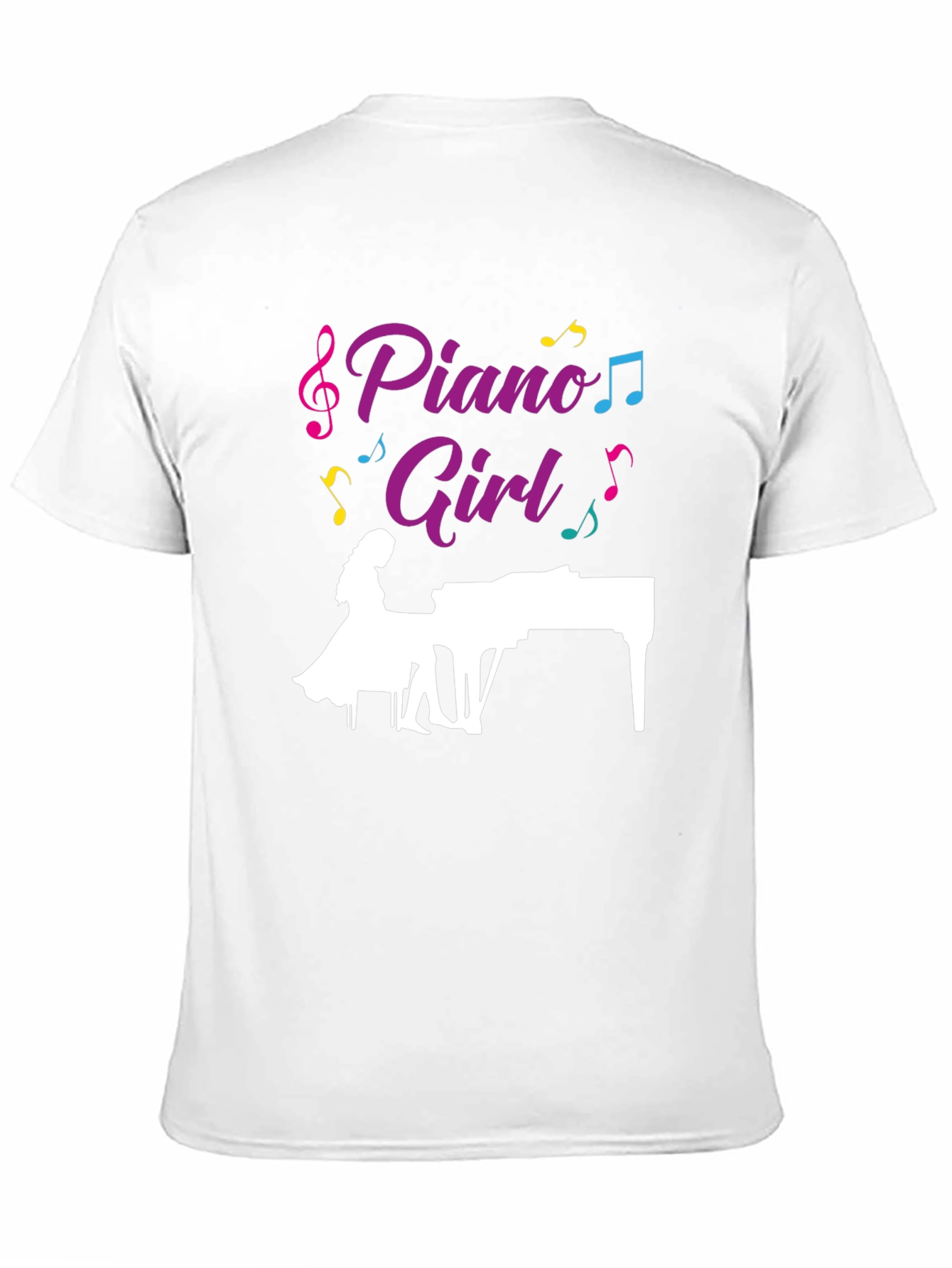 Piano Girl T-Shirt: Musically Stylish Tee