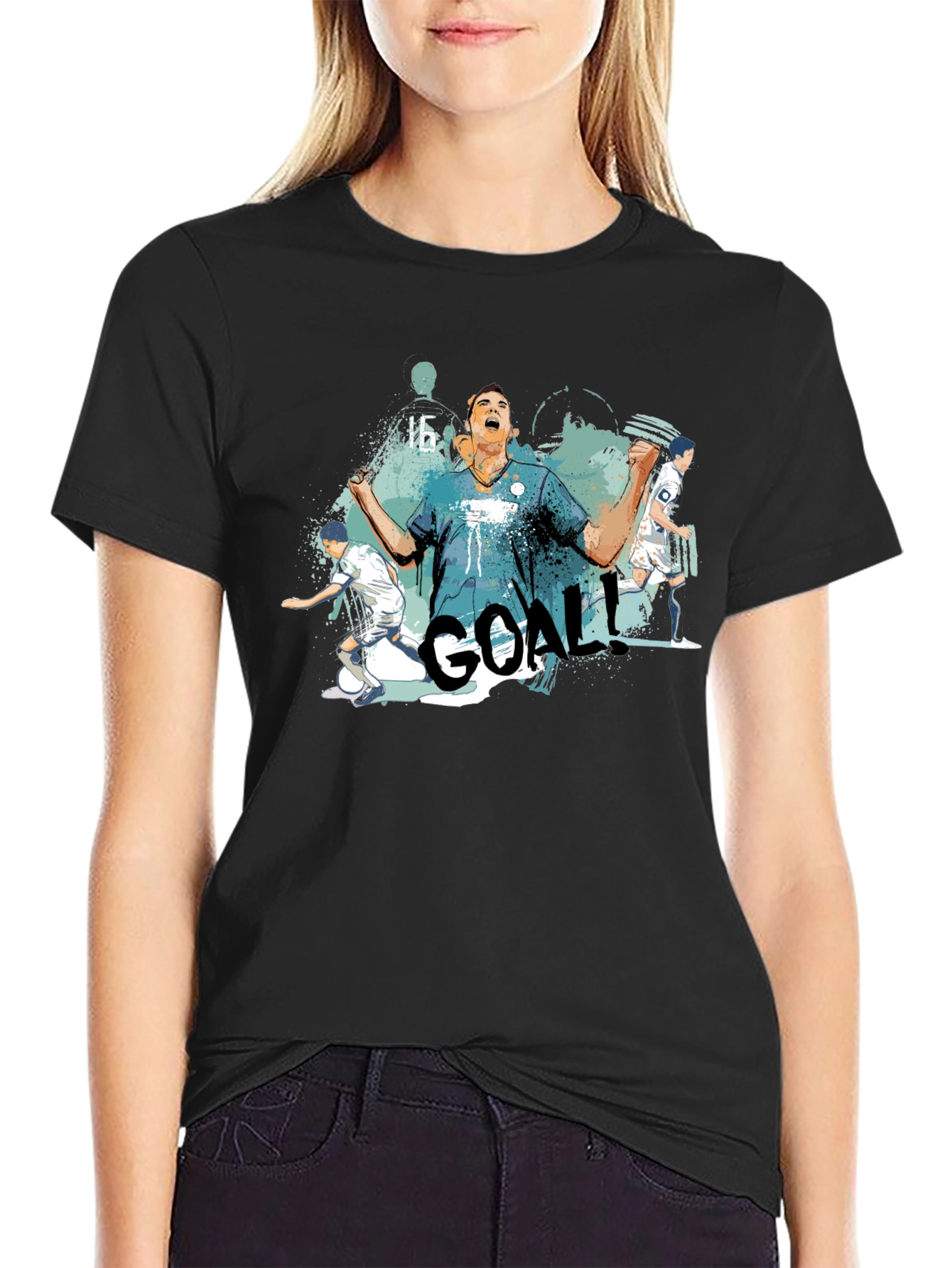 GOAL! Graphic Tee - Soccer Celebration T-Shirt