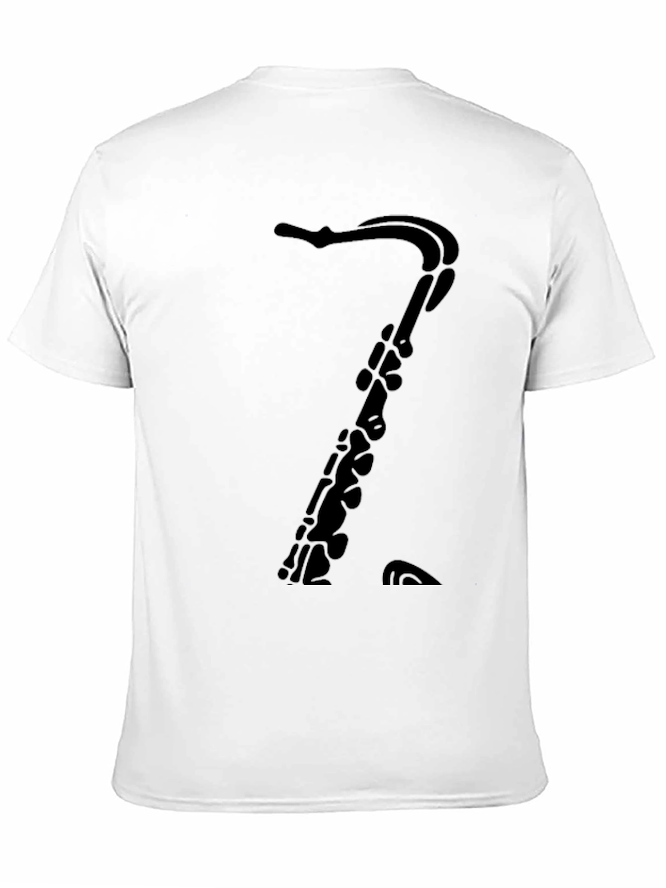 Saxophone T-Shirt: Classic Black Music Tee