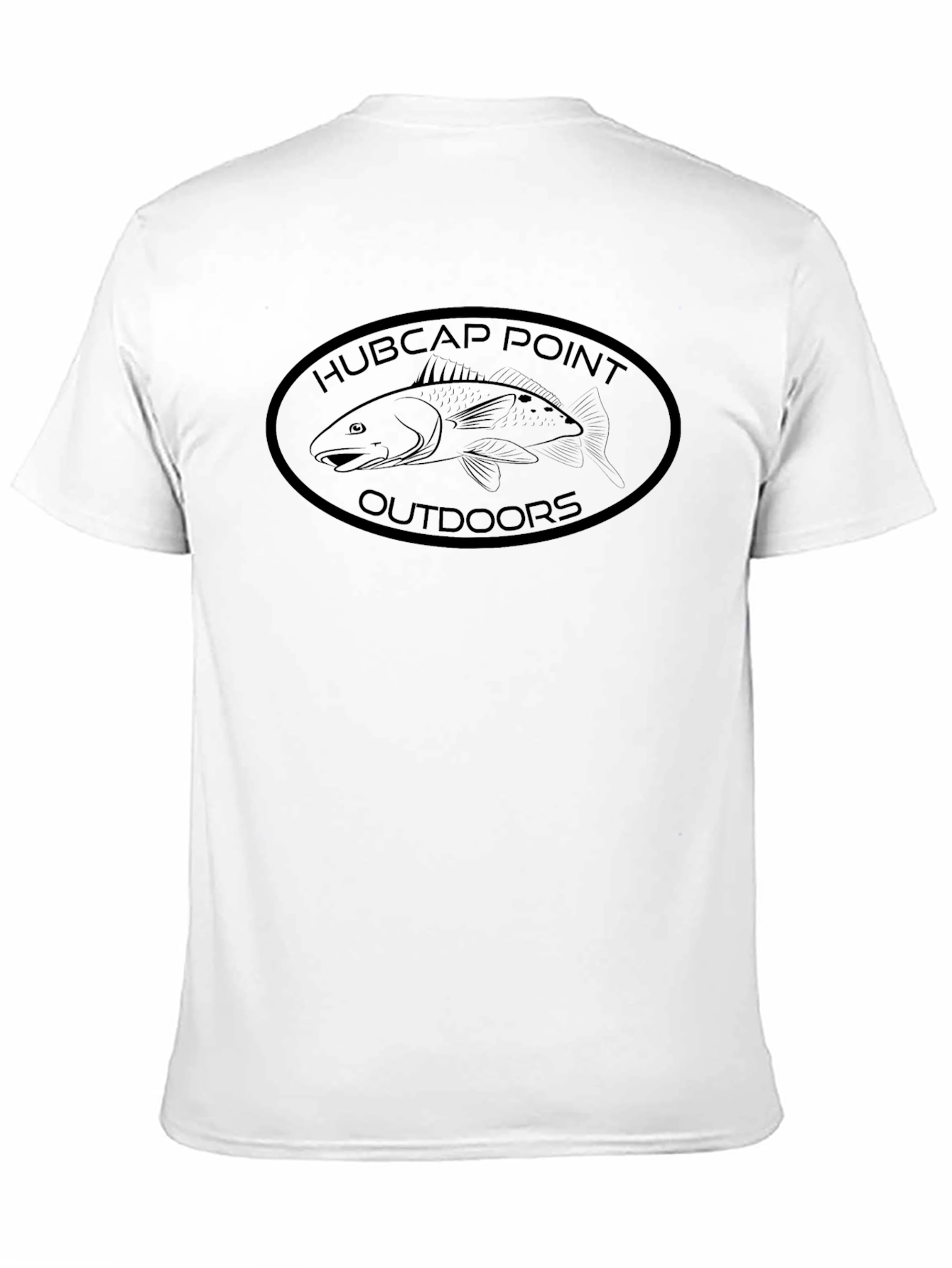 Hubcap Point Outdoors Black Graphic T-Shirt