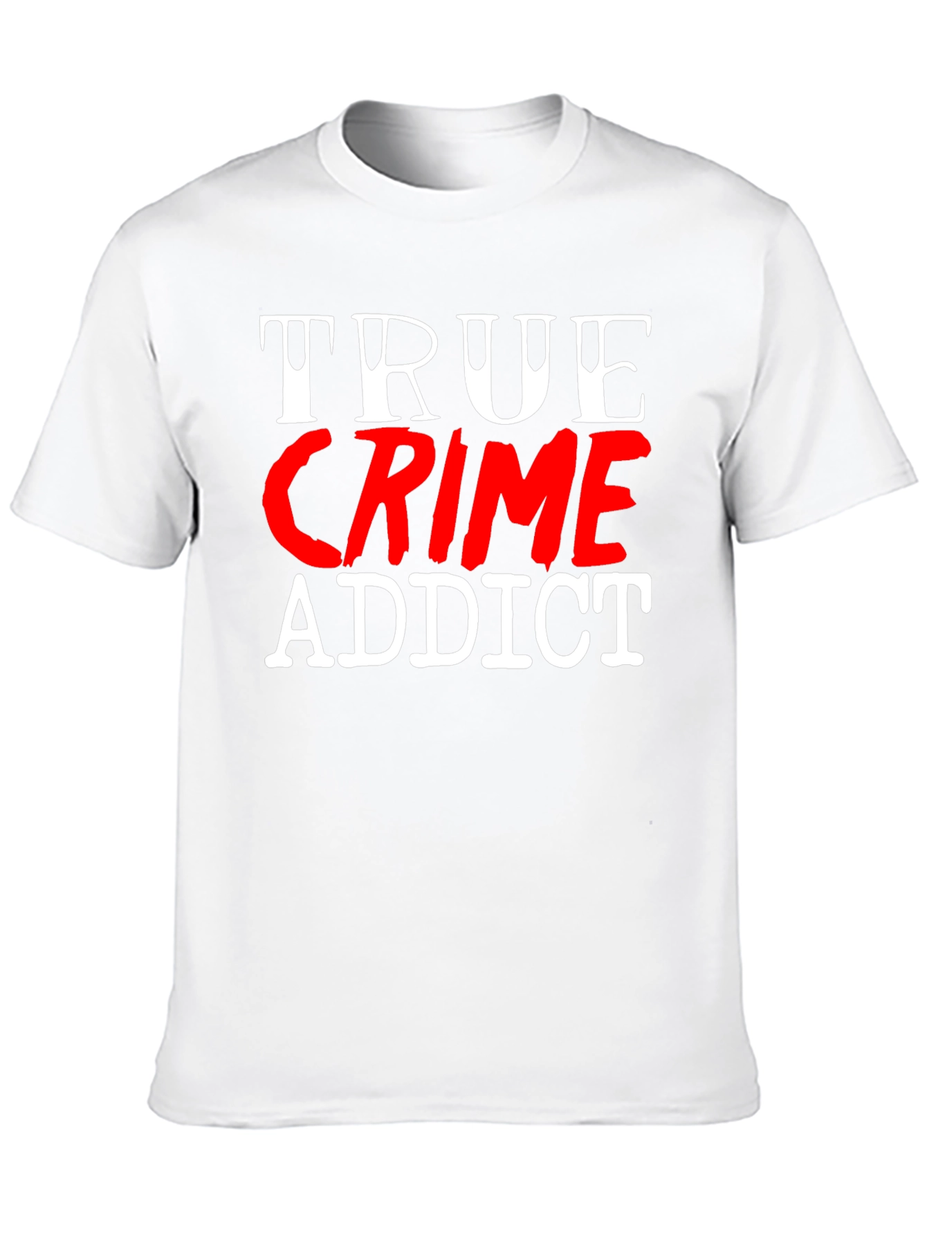 True Crime Addict Graphic T-Shirt