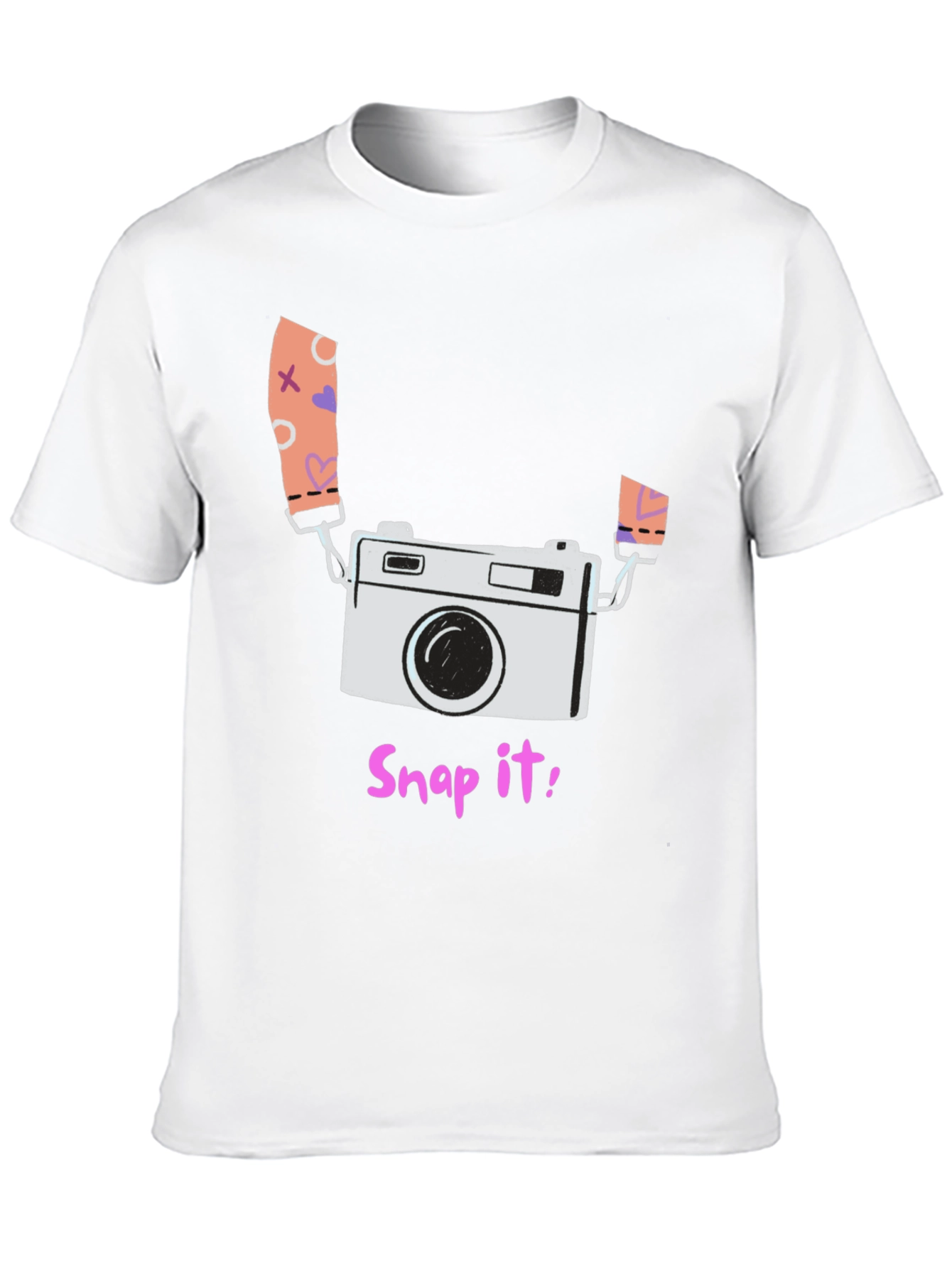 Snap It! Camera Graphic T-Shirt - Trendy Photographer Tee