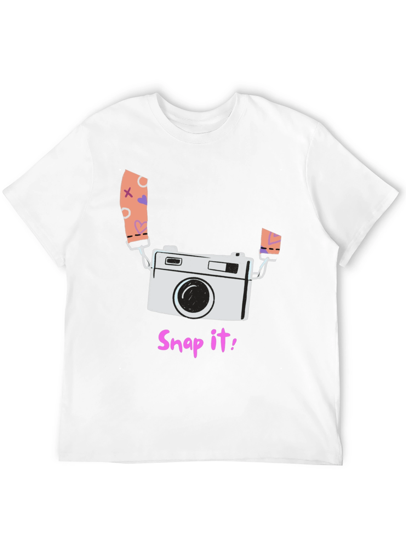 Snap It! Camera Graphic T-Shirt - Trendy Photographer Tee