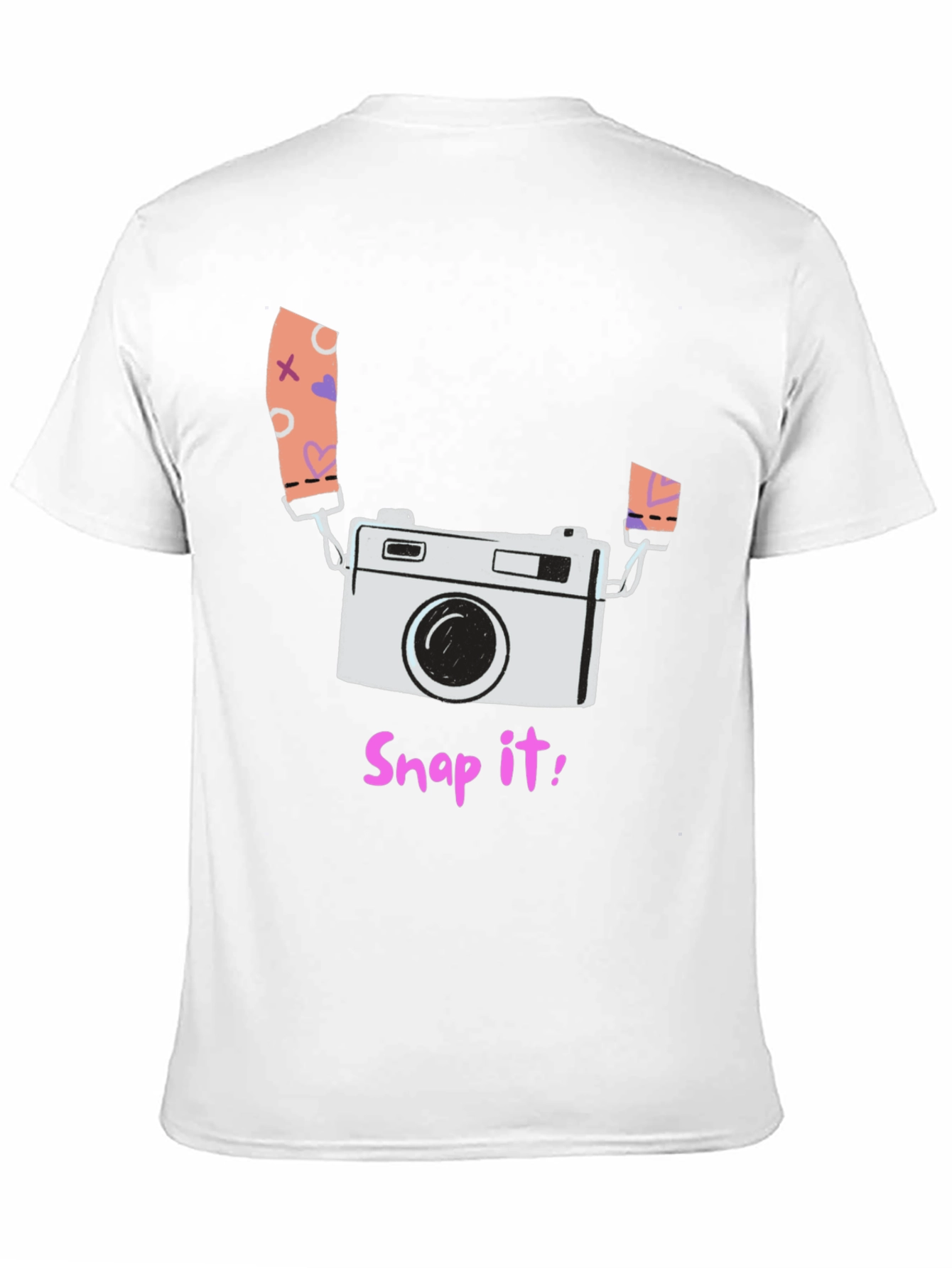Snap It! Camera Graphic T-Shirt - Trendy Photographer Tee