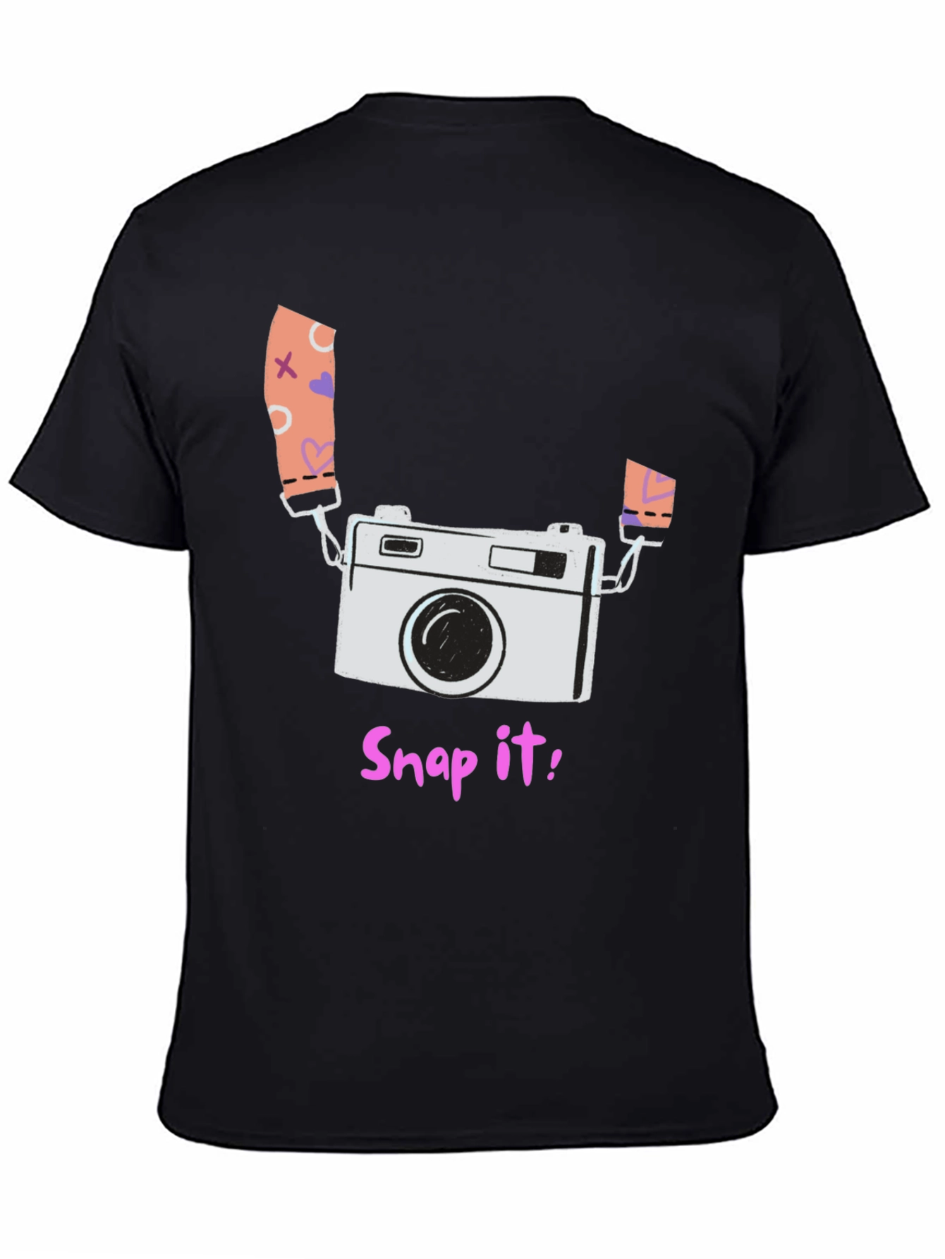 Snap It! Camera Graphic T-Shirt - Trendy Photographer Tee