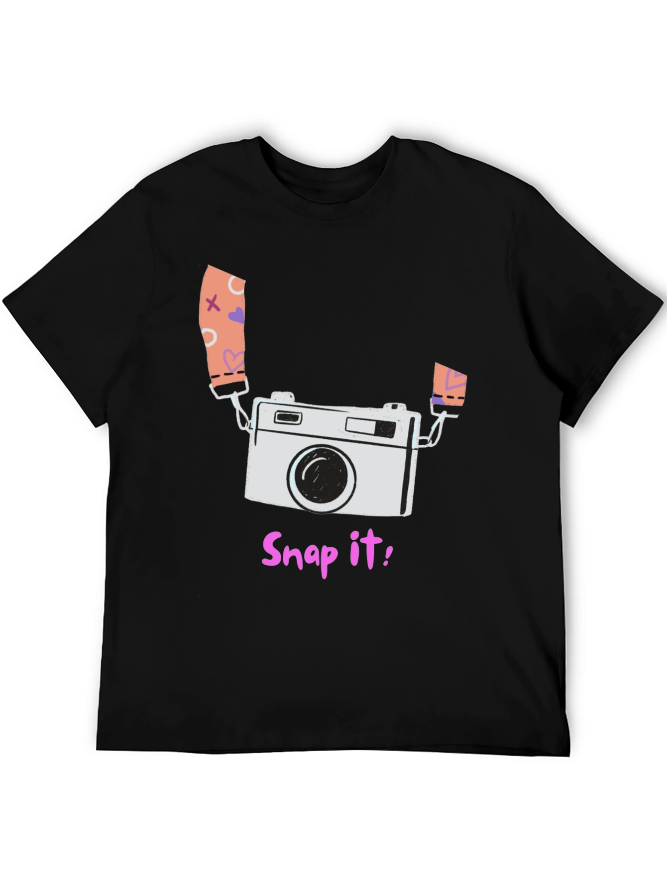 Snap It! Camera Graphic T-Shirt - Trendy Photographer Tee