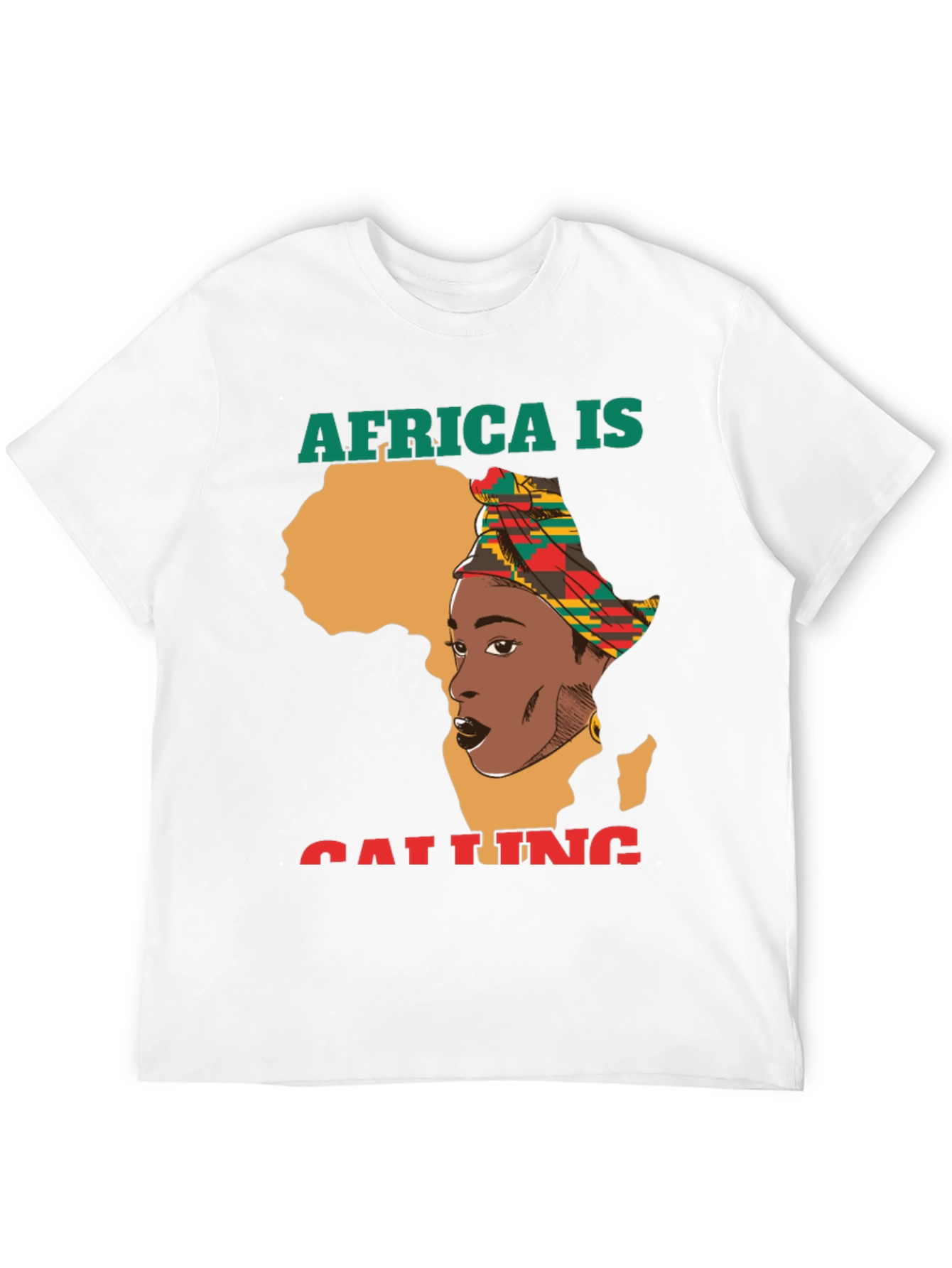 Africa Calling Graphic Tee - Unisex Black T-Shirt