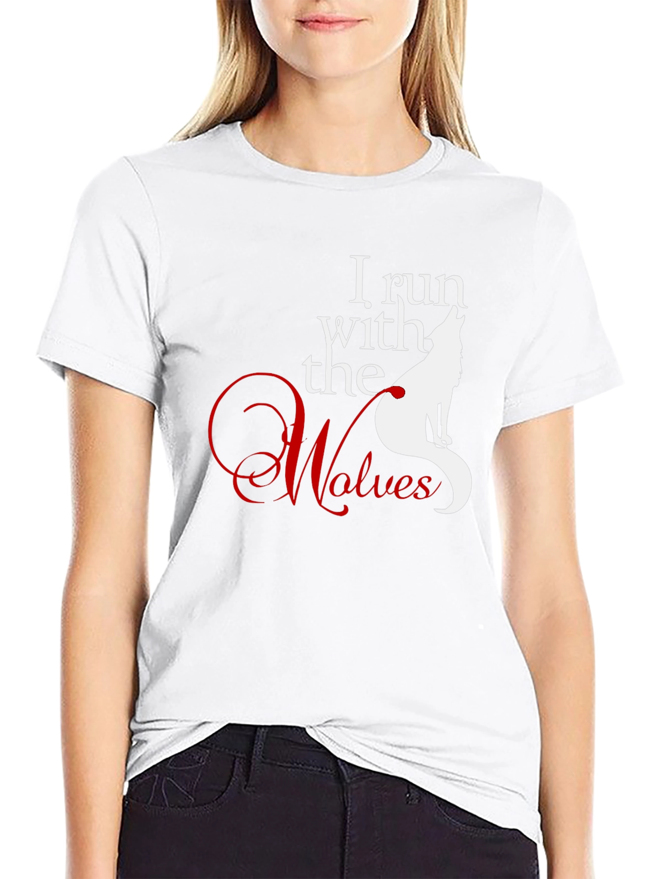 I Run With the Wolves Graphic T-Shirt