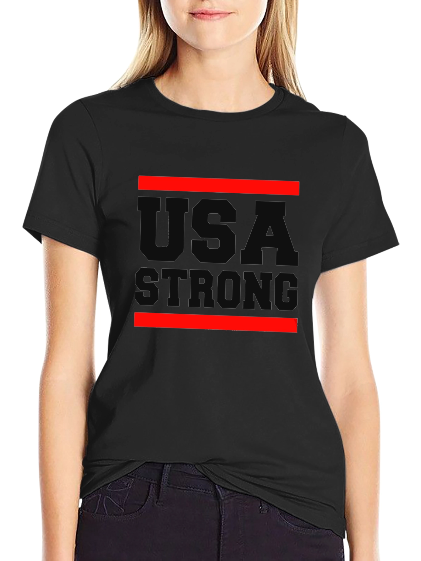 USA Strong Graphic Tee - Patriotic Pride